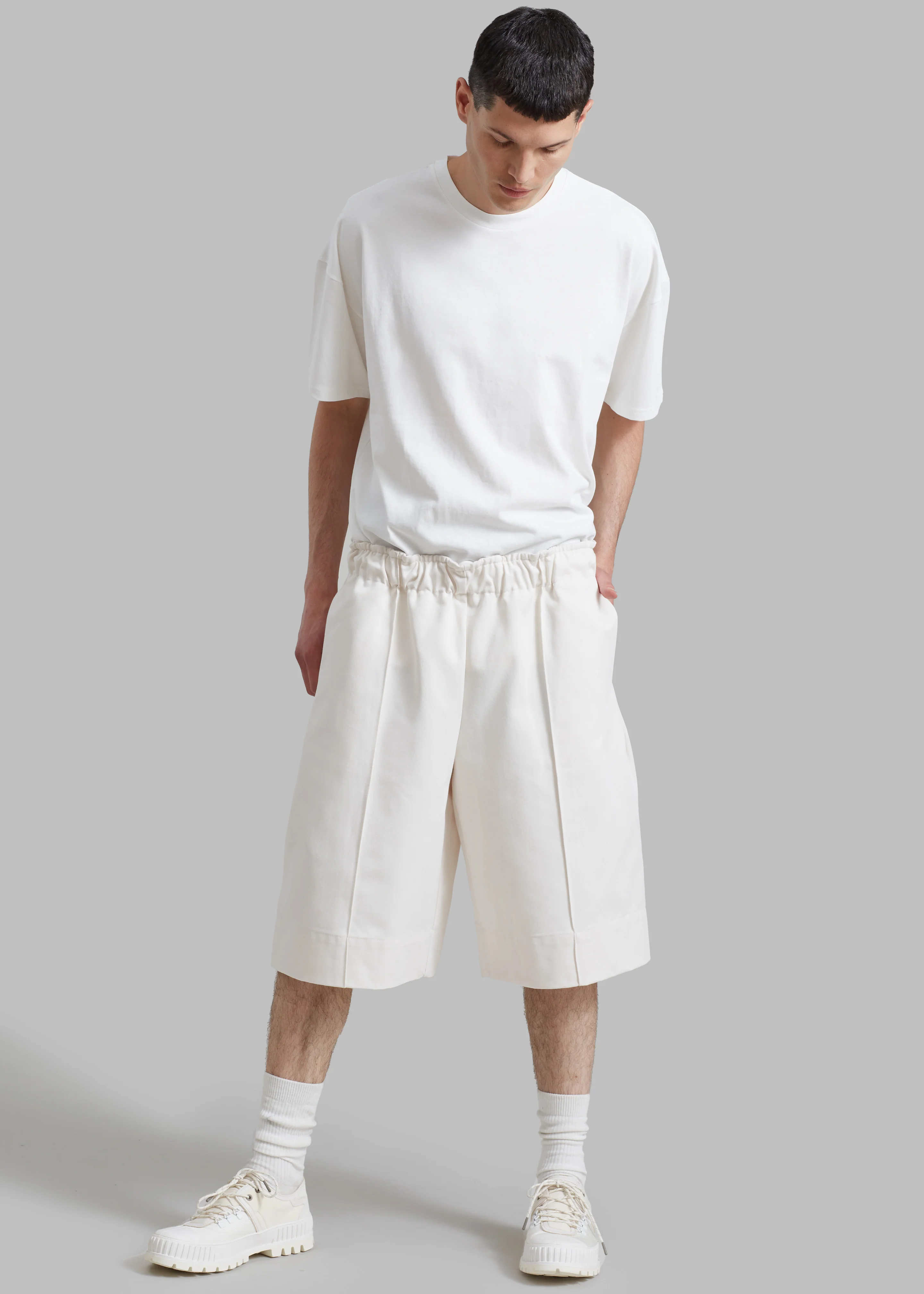 Adan Bermuda Shorts - Cream - Image 5