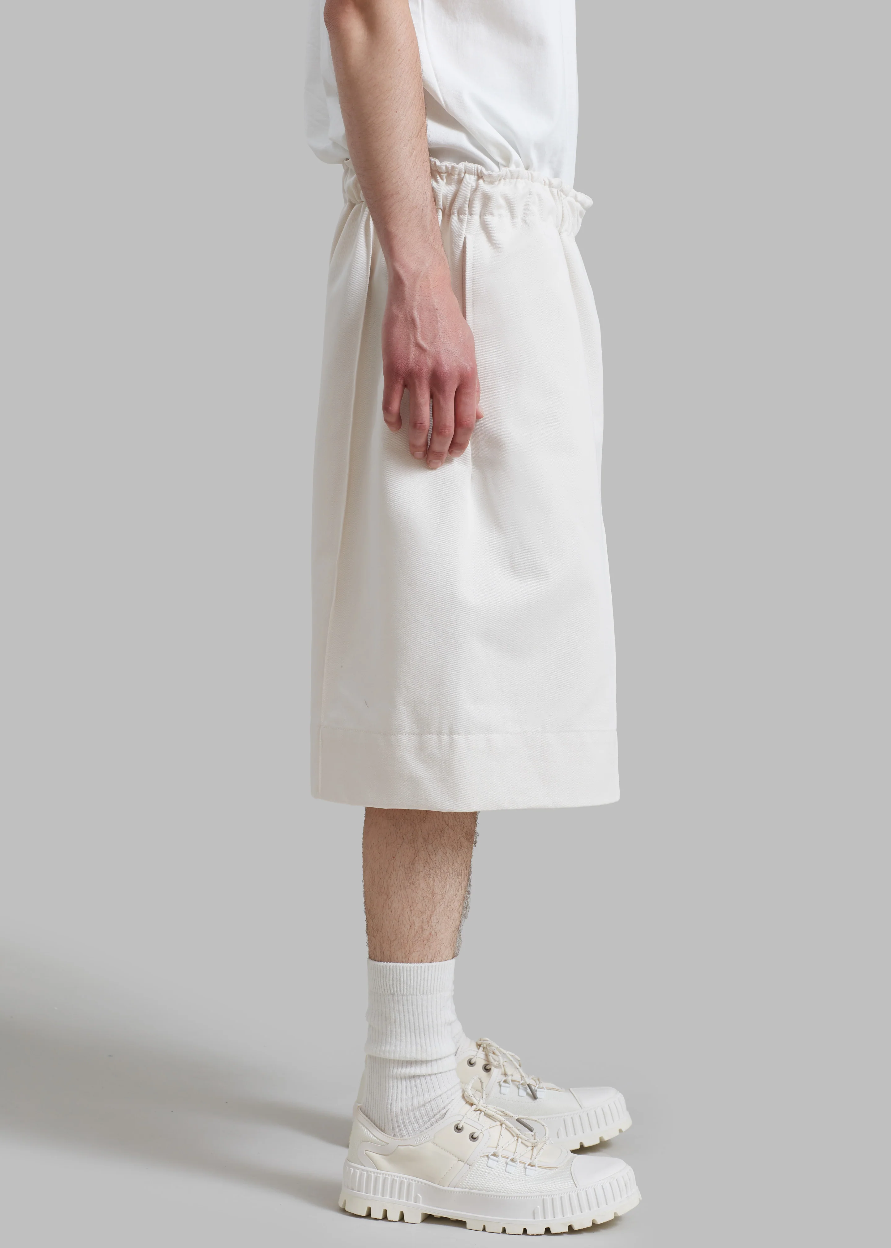 Adan Bermuda Shorts - Cream - Image 7