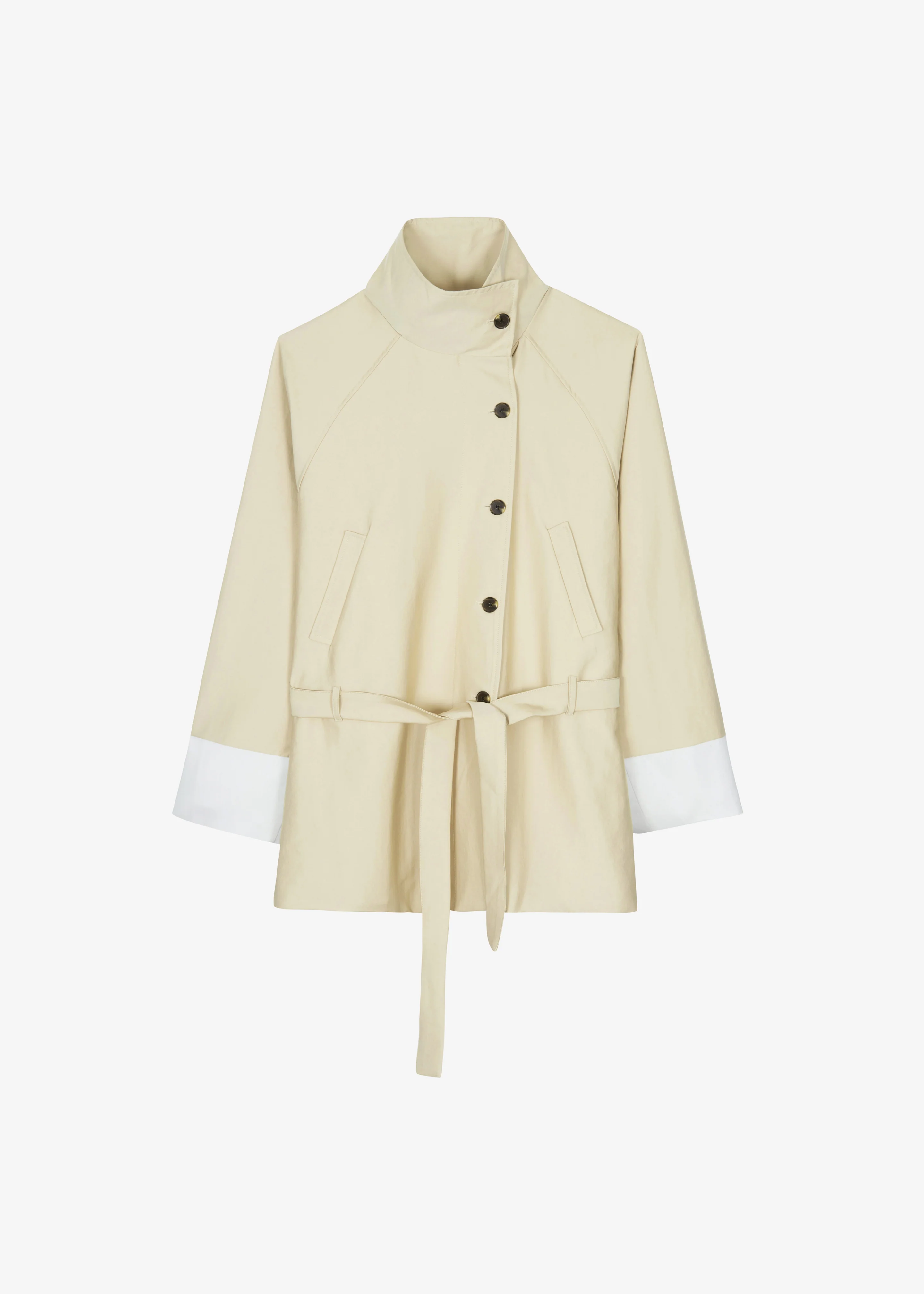 Alberta Short Trench - Beige - Image 11