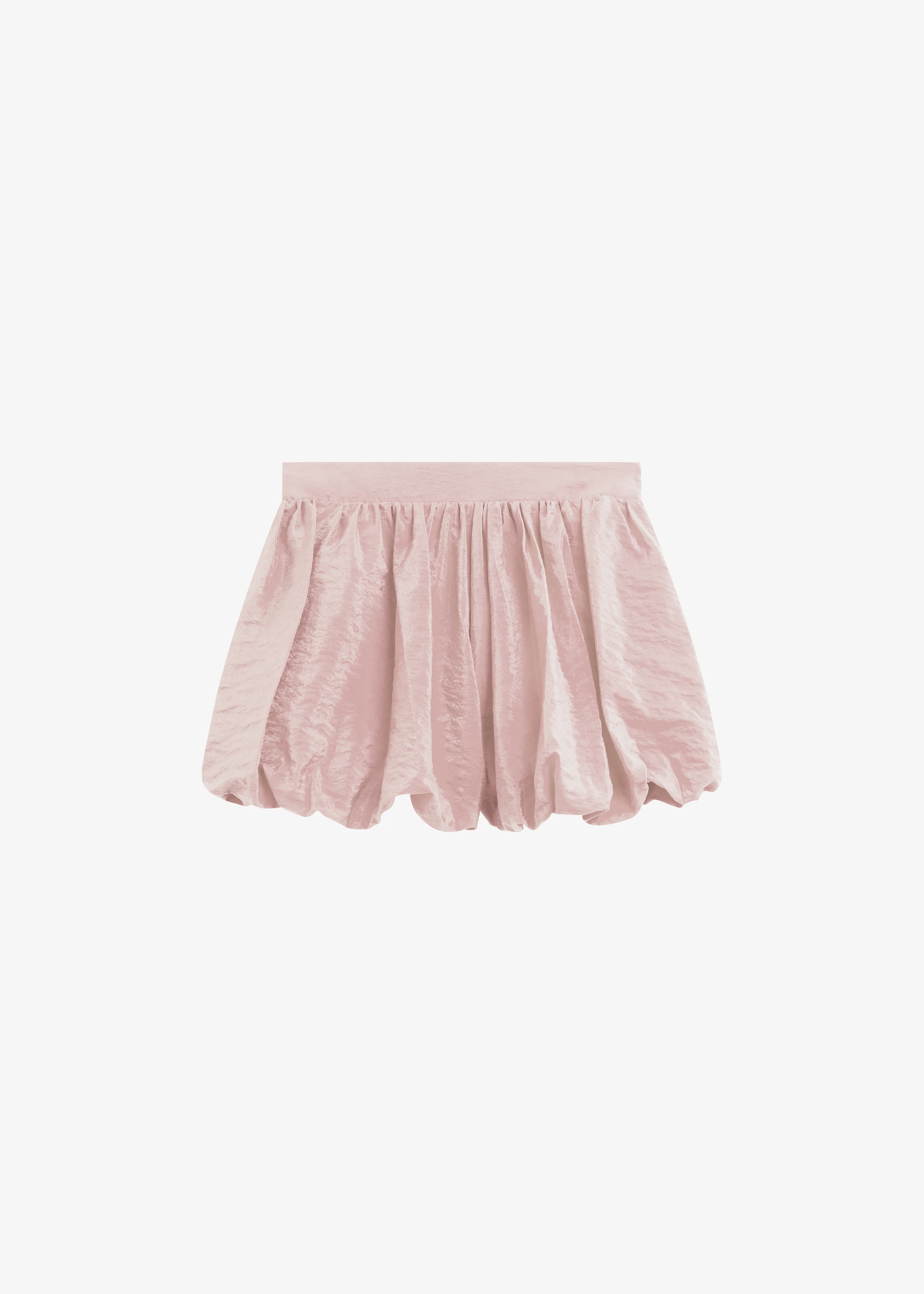 Alina Bubble Hem Shorts - Faded Pink - Image 9
