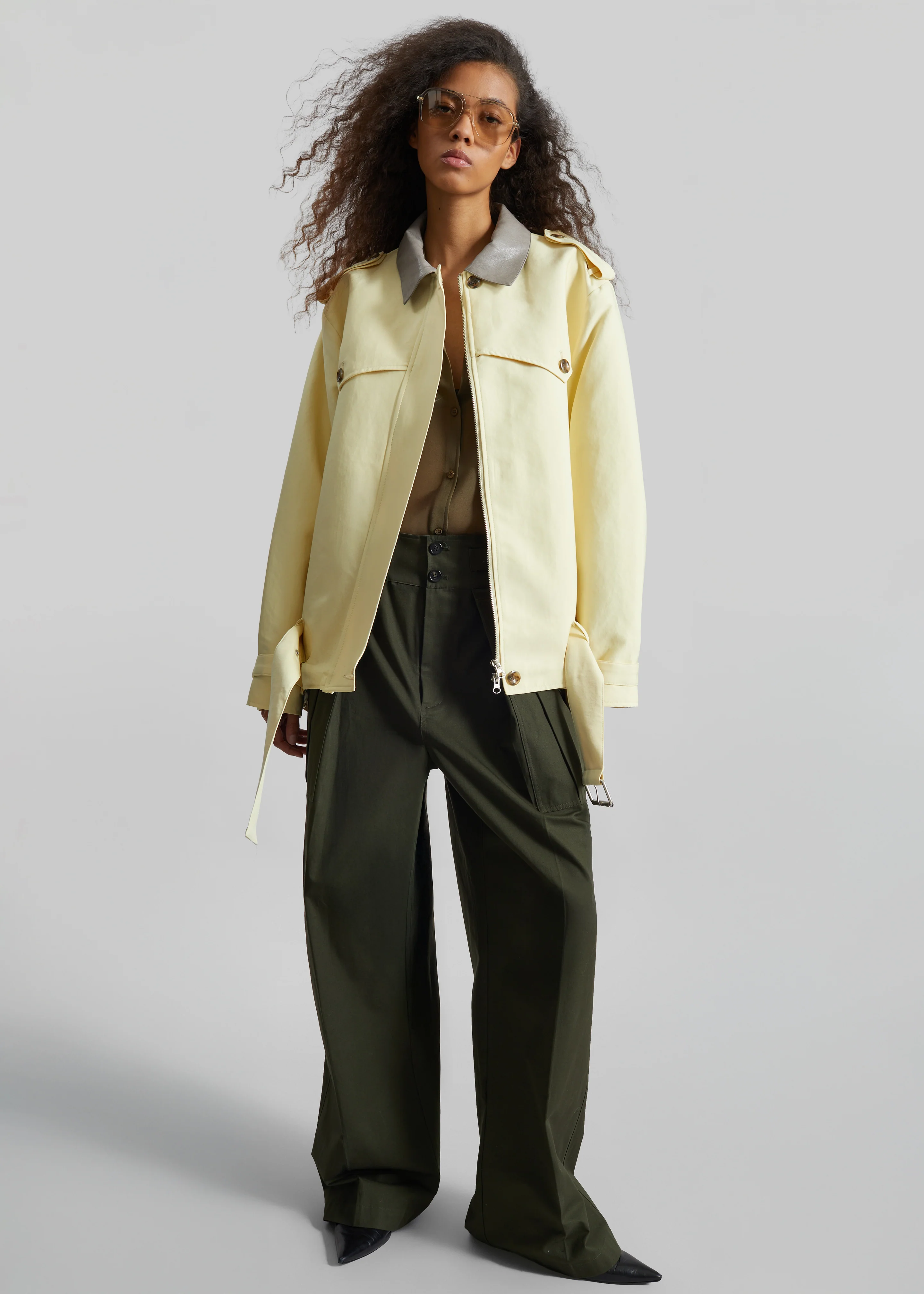Alleray Short Trench - Yellow - Image 4