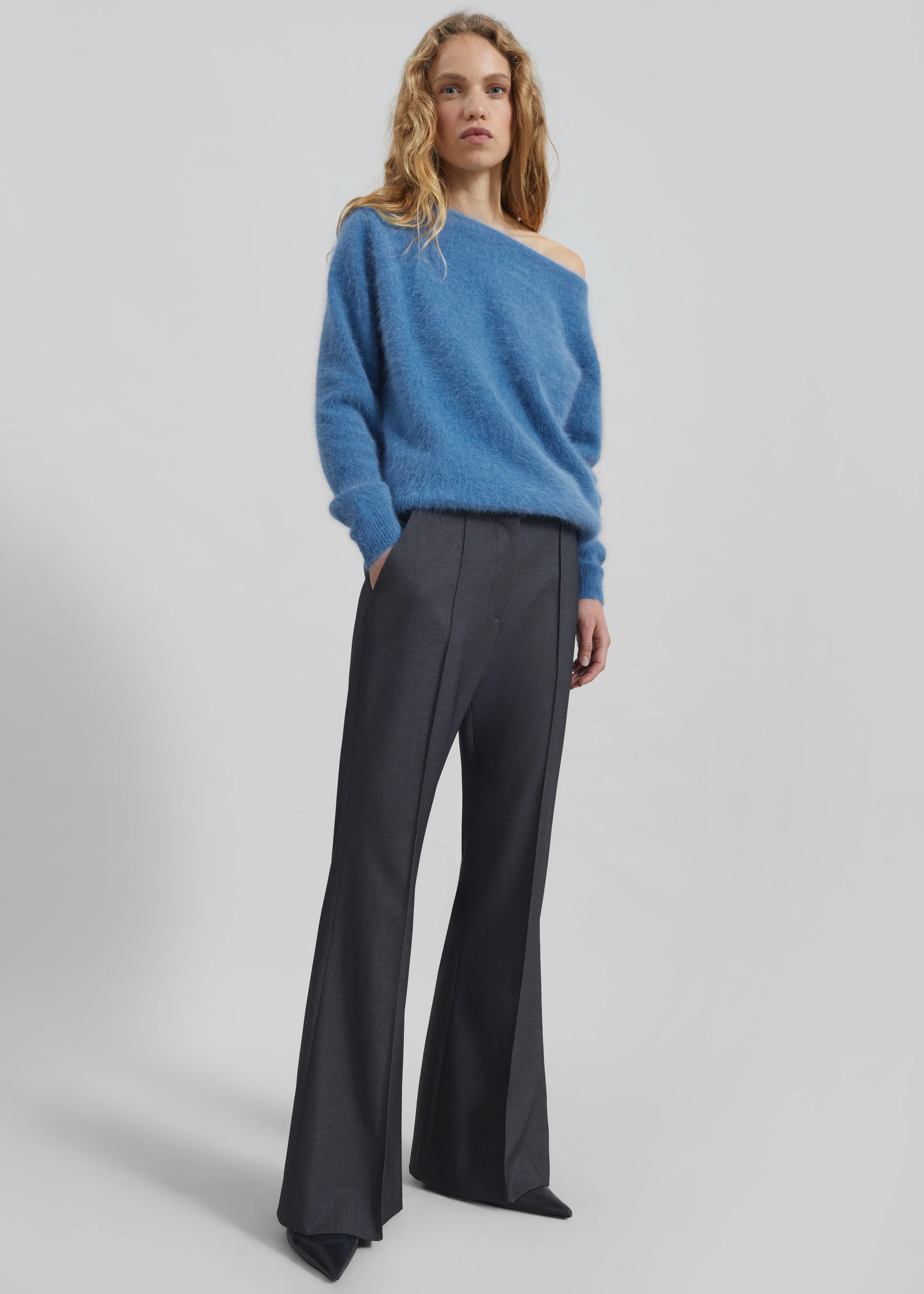 Almere Fuzzy Sweater - Cobalt - Image 3