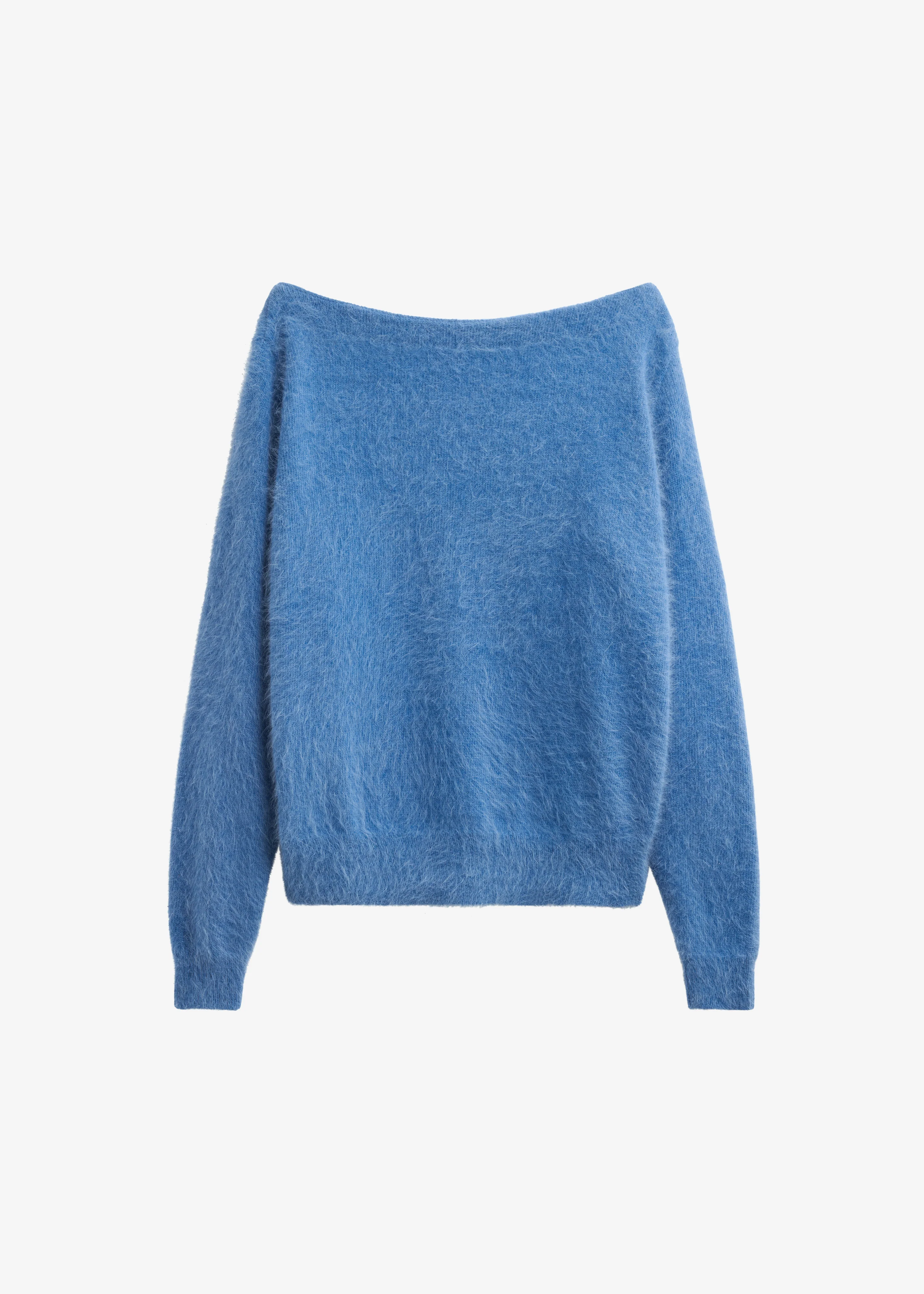 Almere Fuzzy Sweater - Cobalt - Image 6