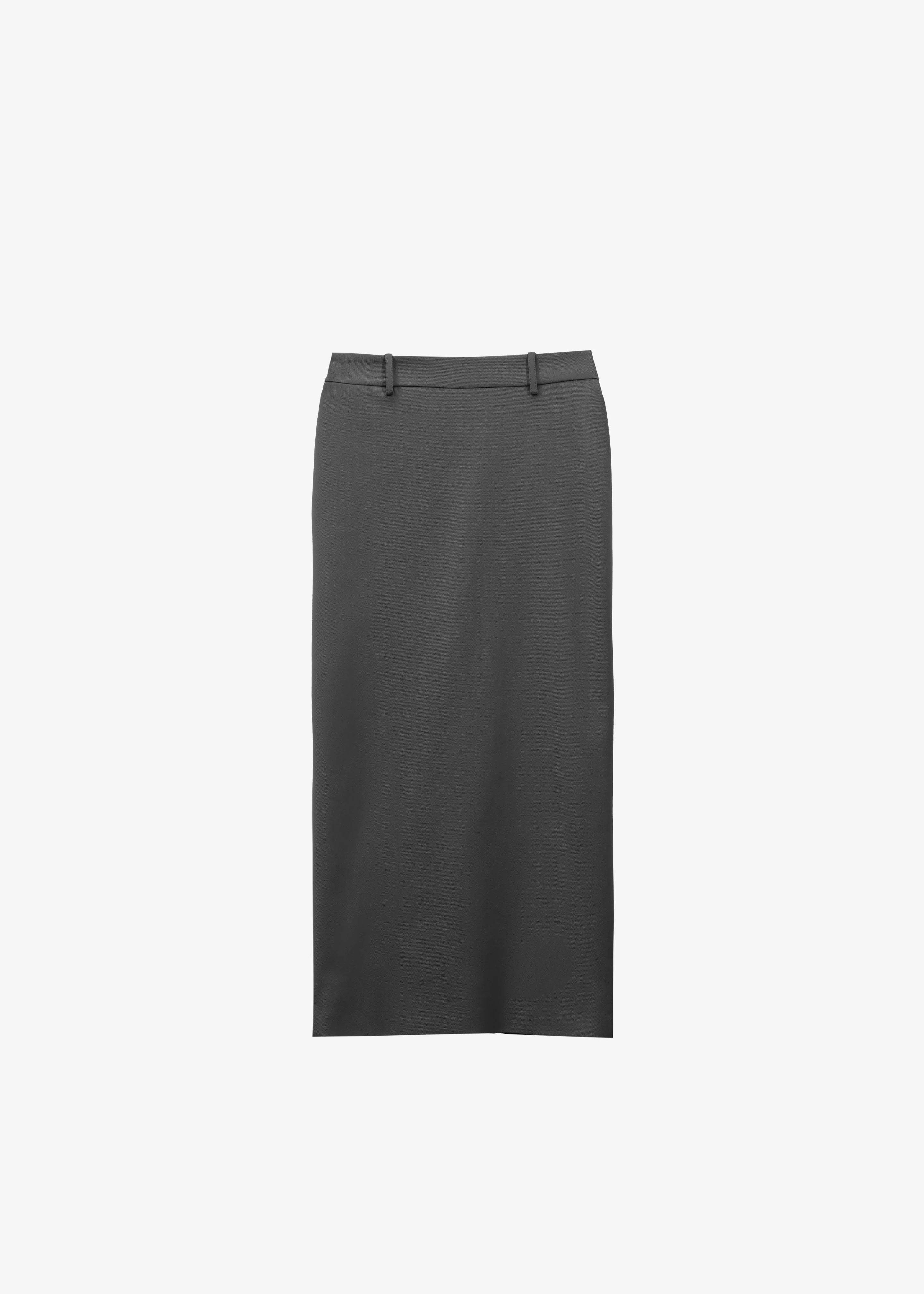 Alrose Midi Skirt - Dark Grey Melange - Image 6