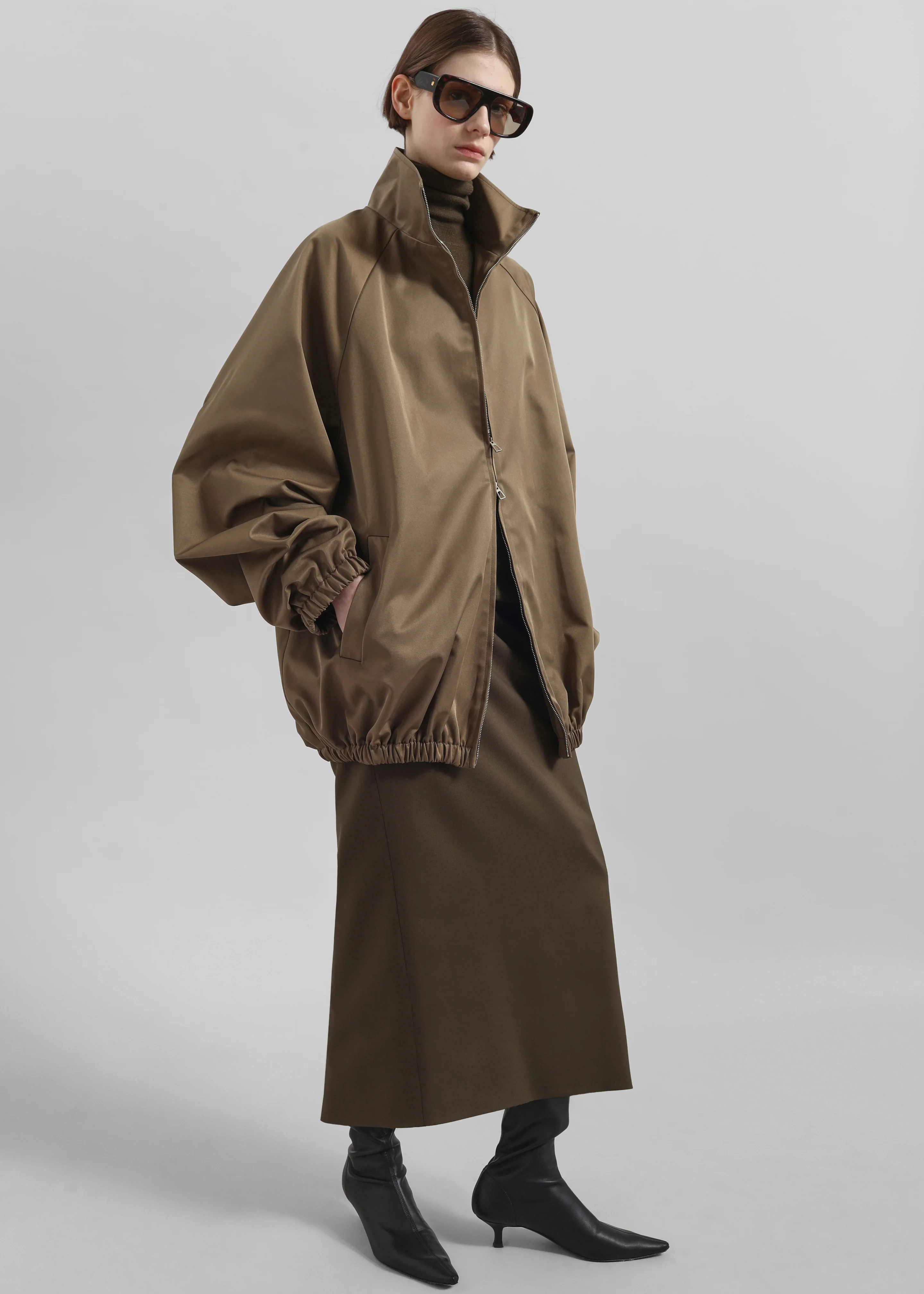 Alrose Midi Skirt - Mocha - Image 3