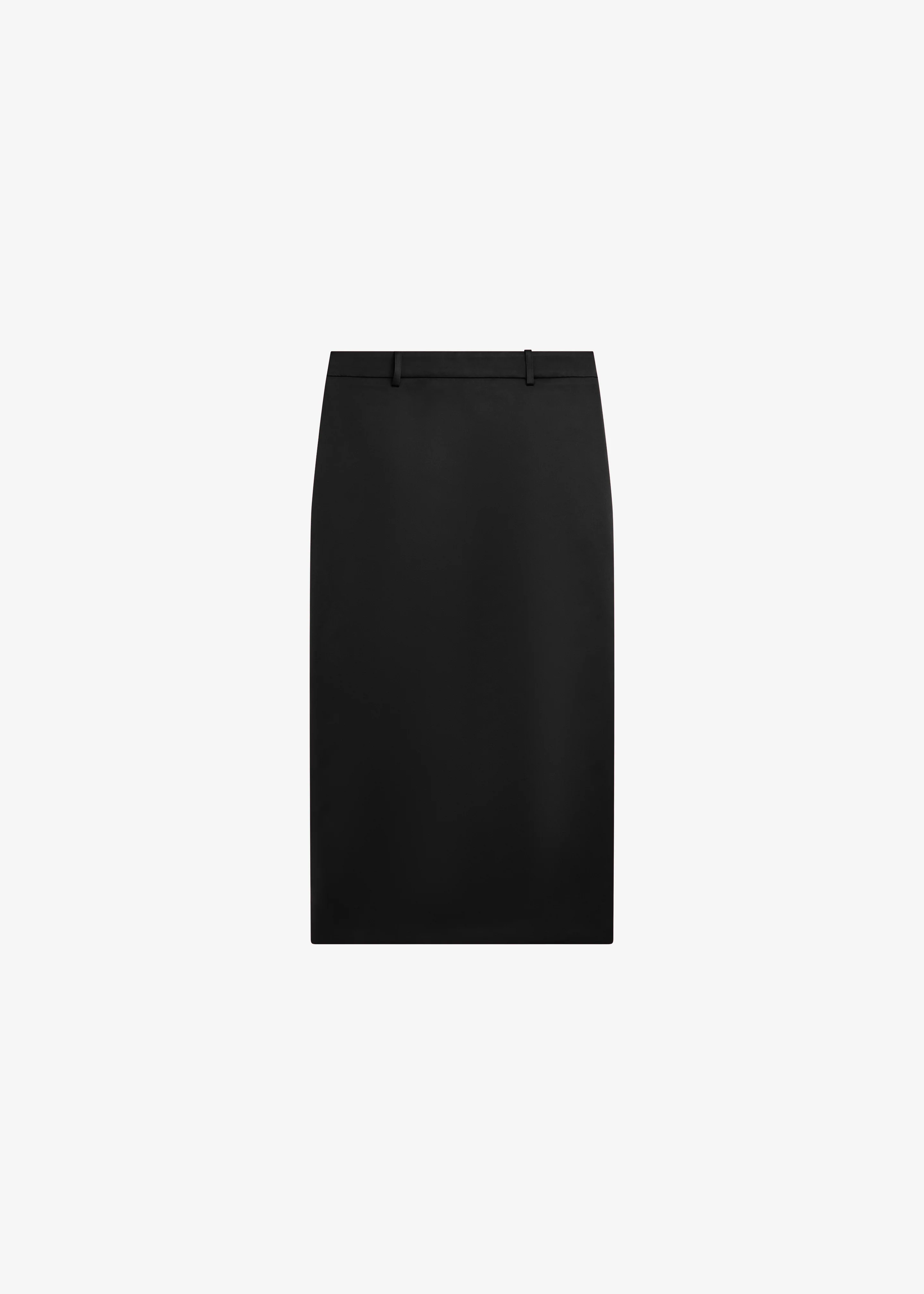 Alrose Satin Midi Skirt - Black - Image 10