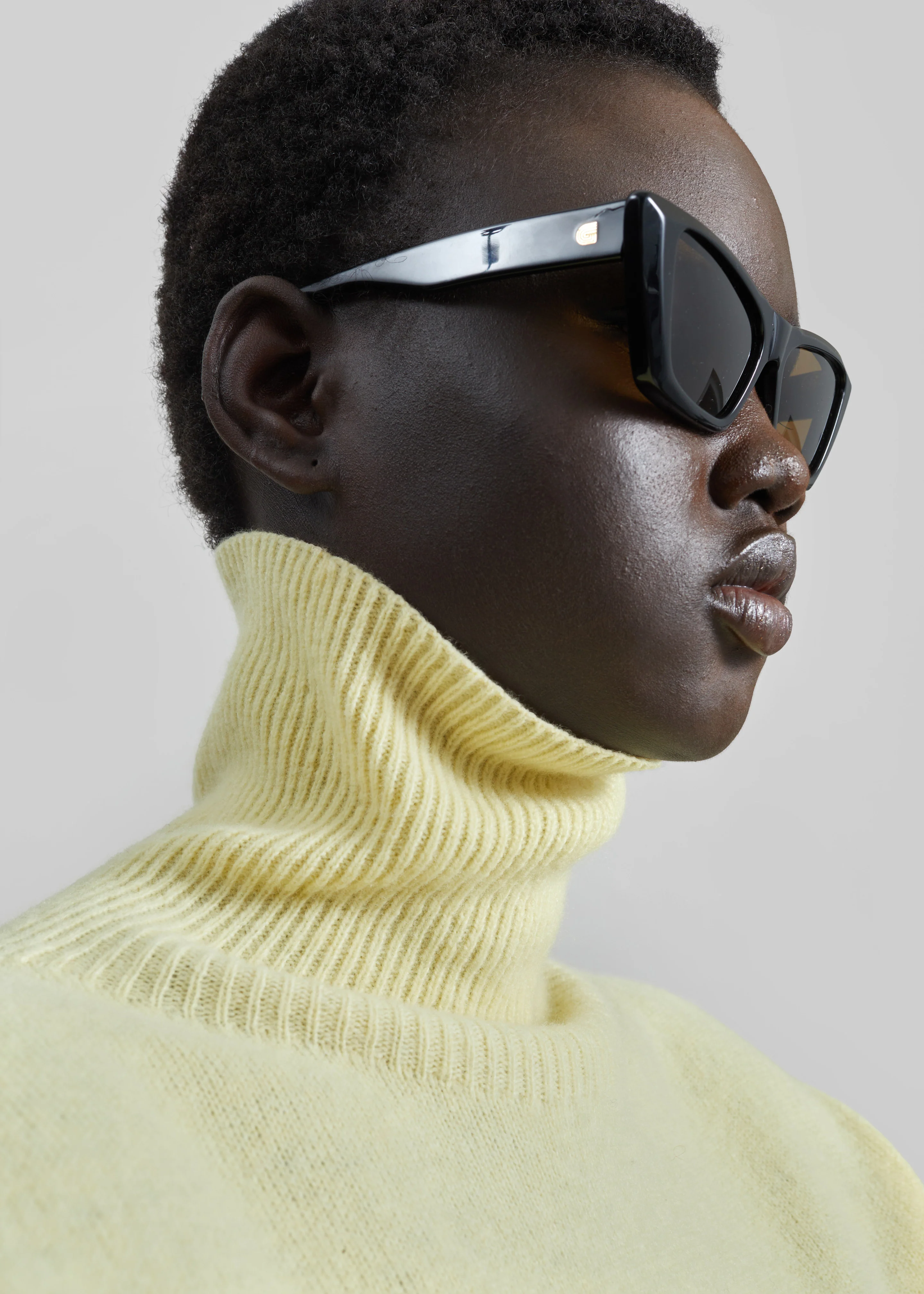 Alster Wool Turtleneck Sweater - Yellow - Image 6