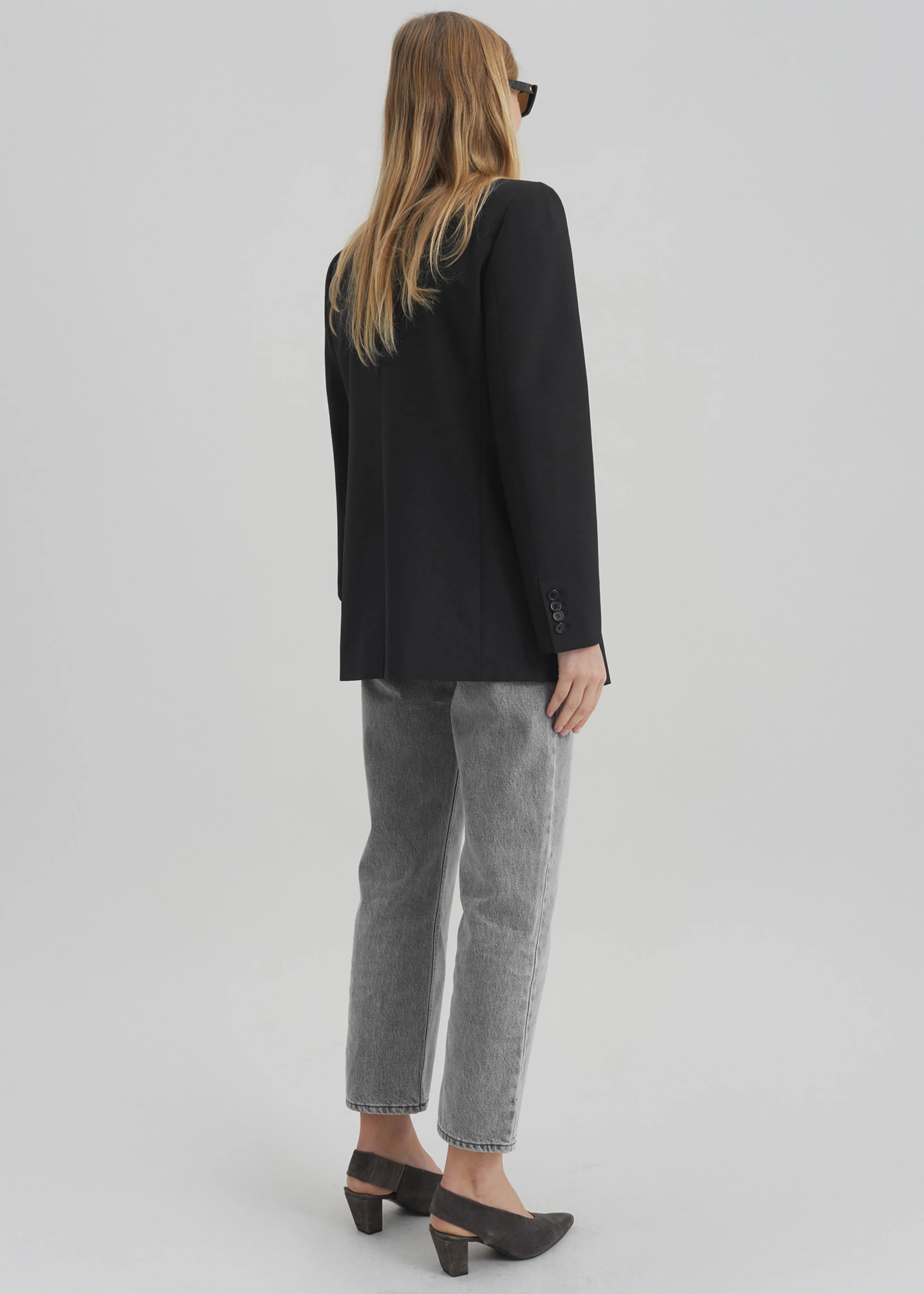 Amelia Tailored Blazer - Black - Image 6