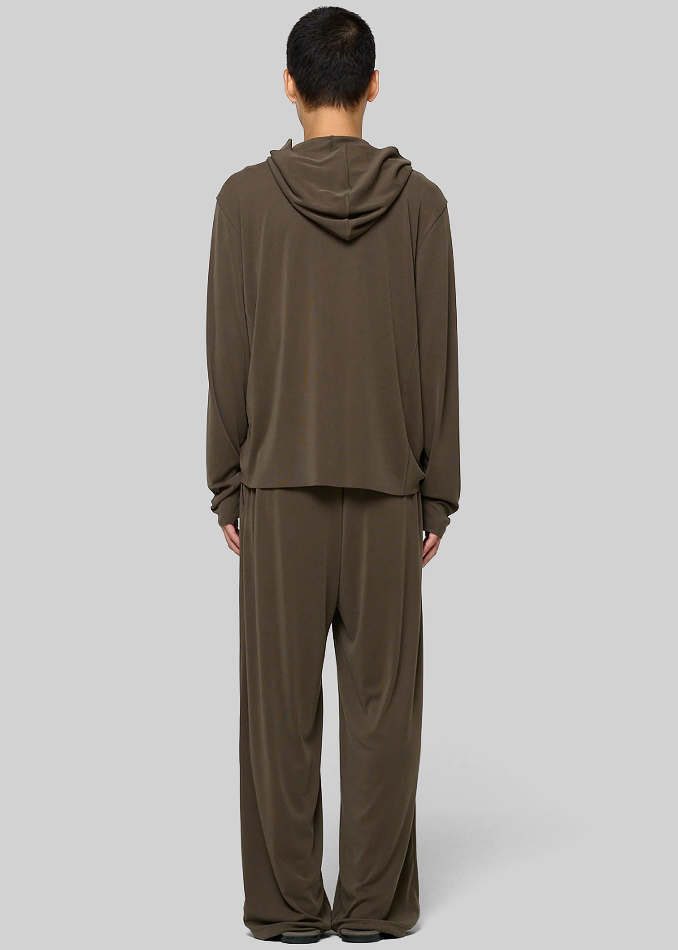 Amomento Easy Banding Pants - Brown - Image 4