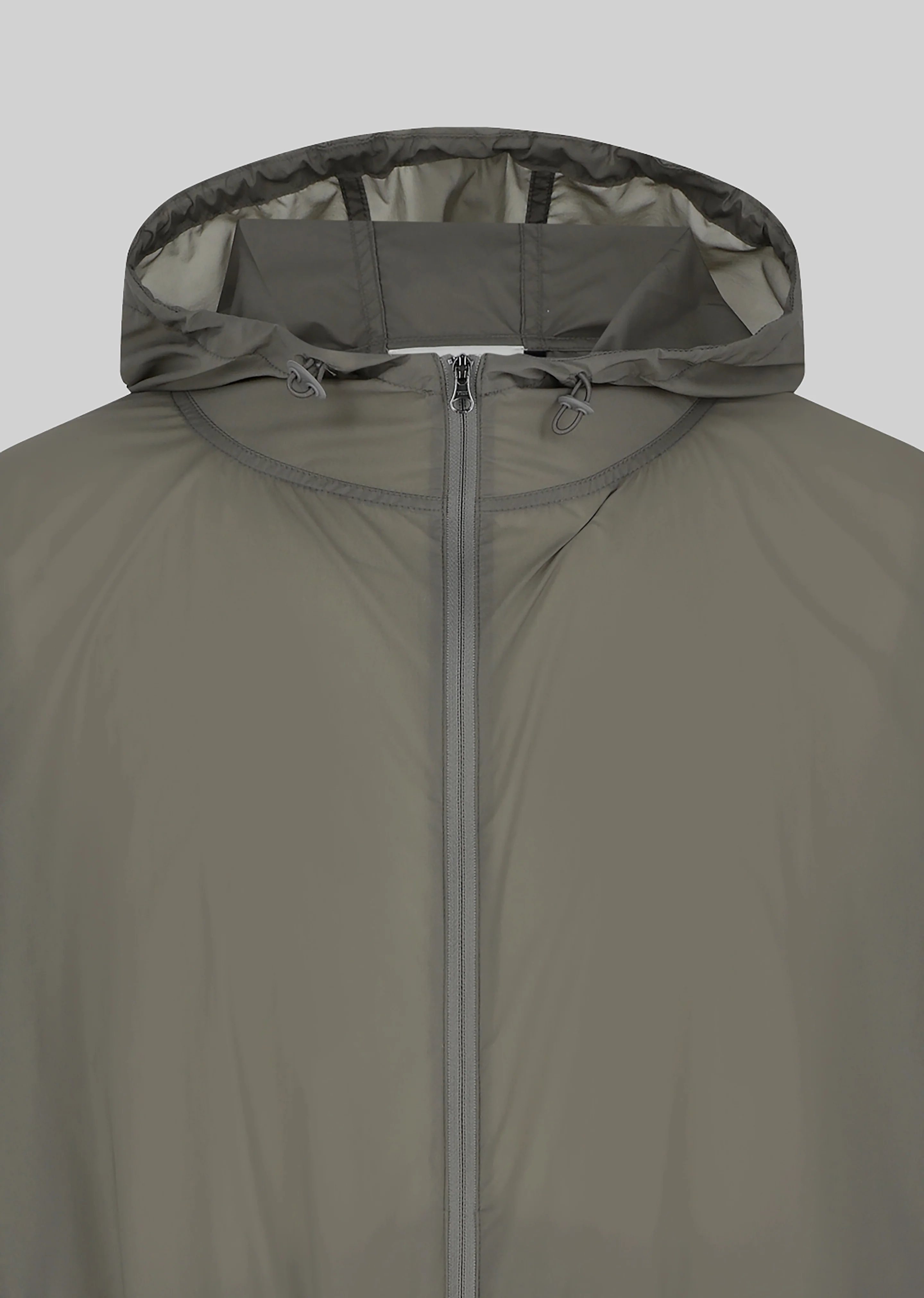 Amomento Raglan Hooded Jumper - Khaki - Image 5