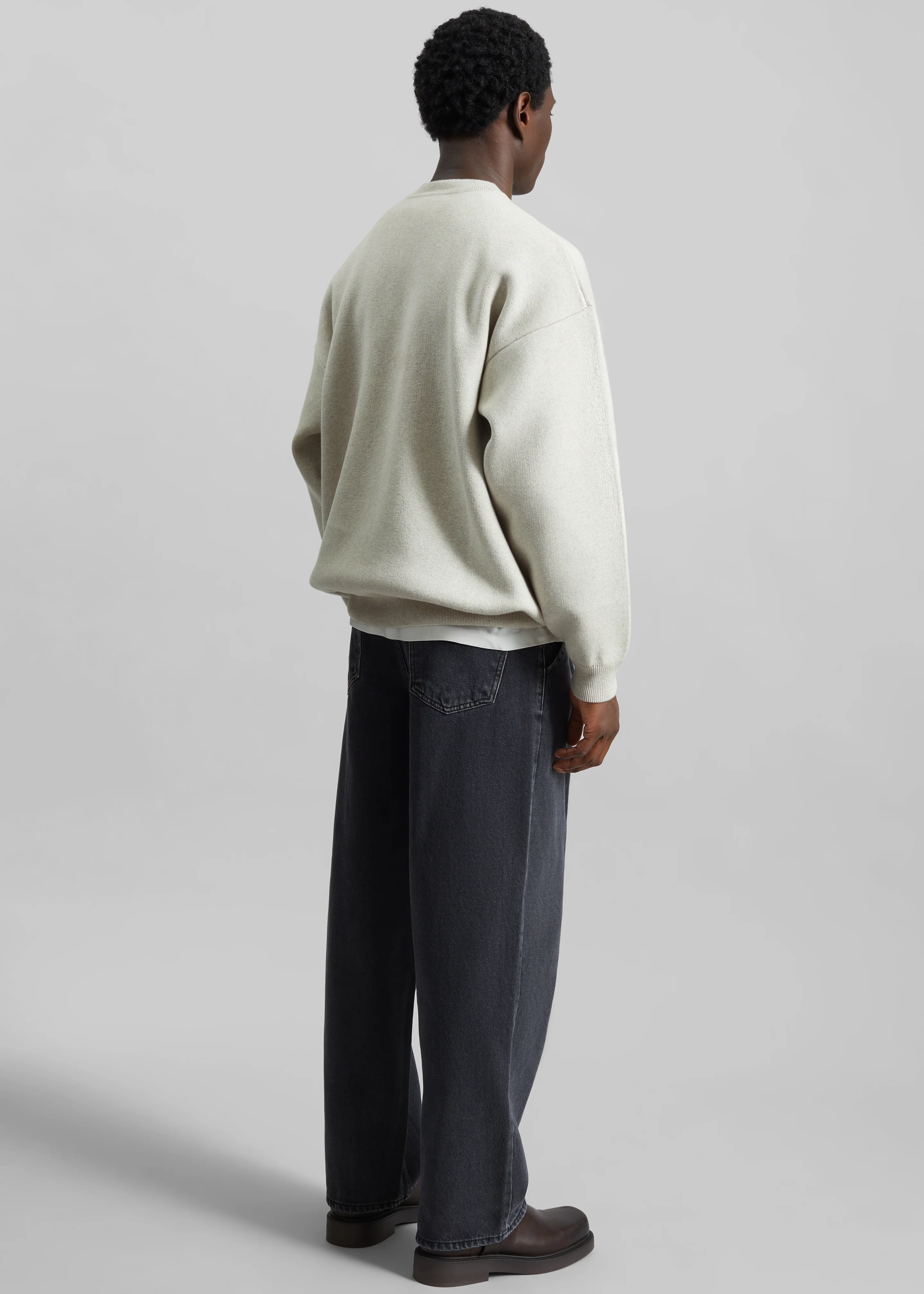 Arne Sweater - Grey Melange - Image 6