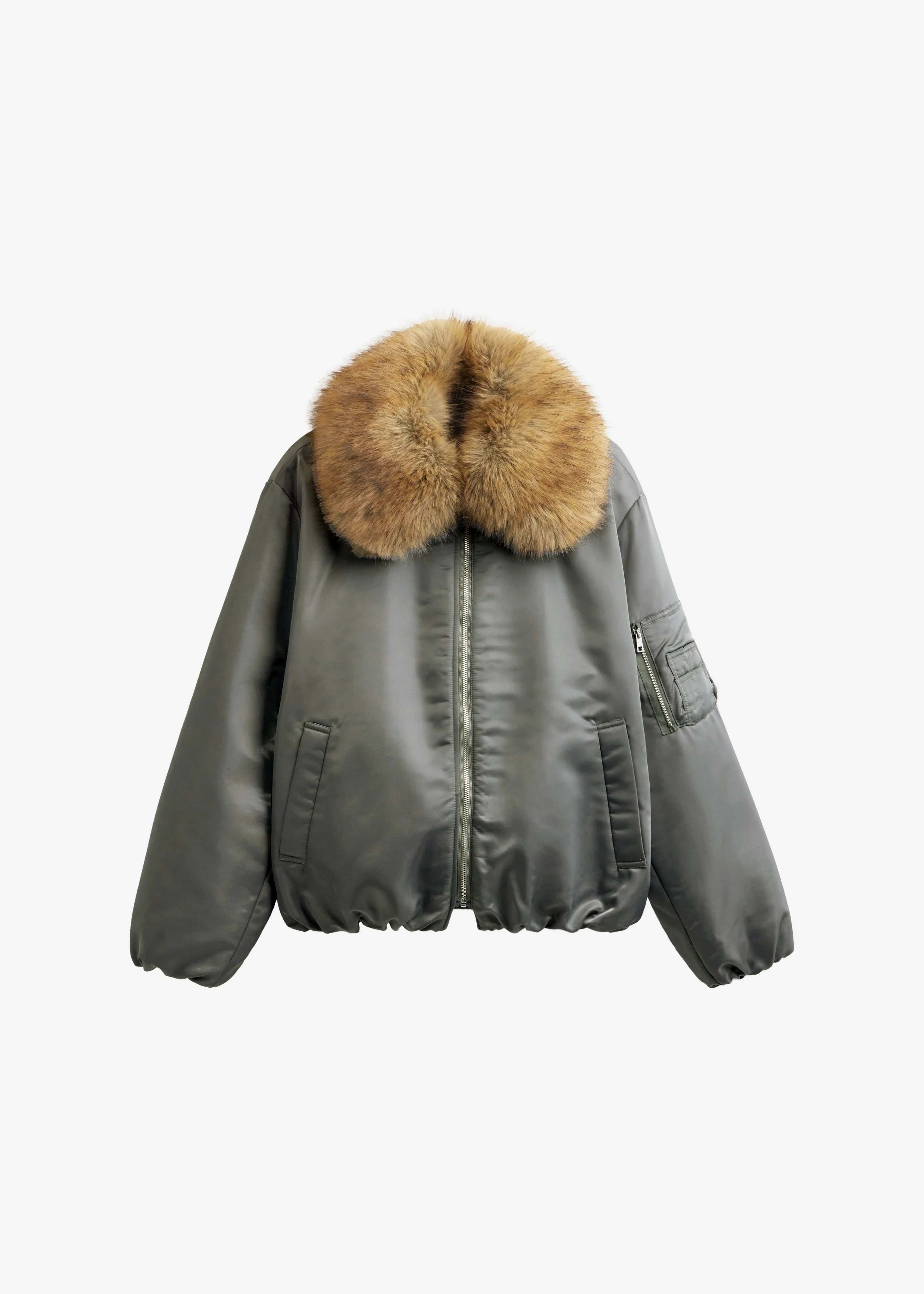 Arslev Bomber Jacket - Pale Olive - Image 11