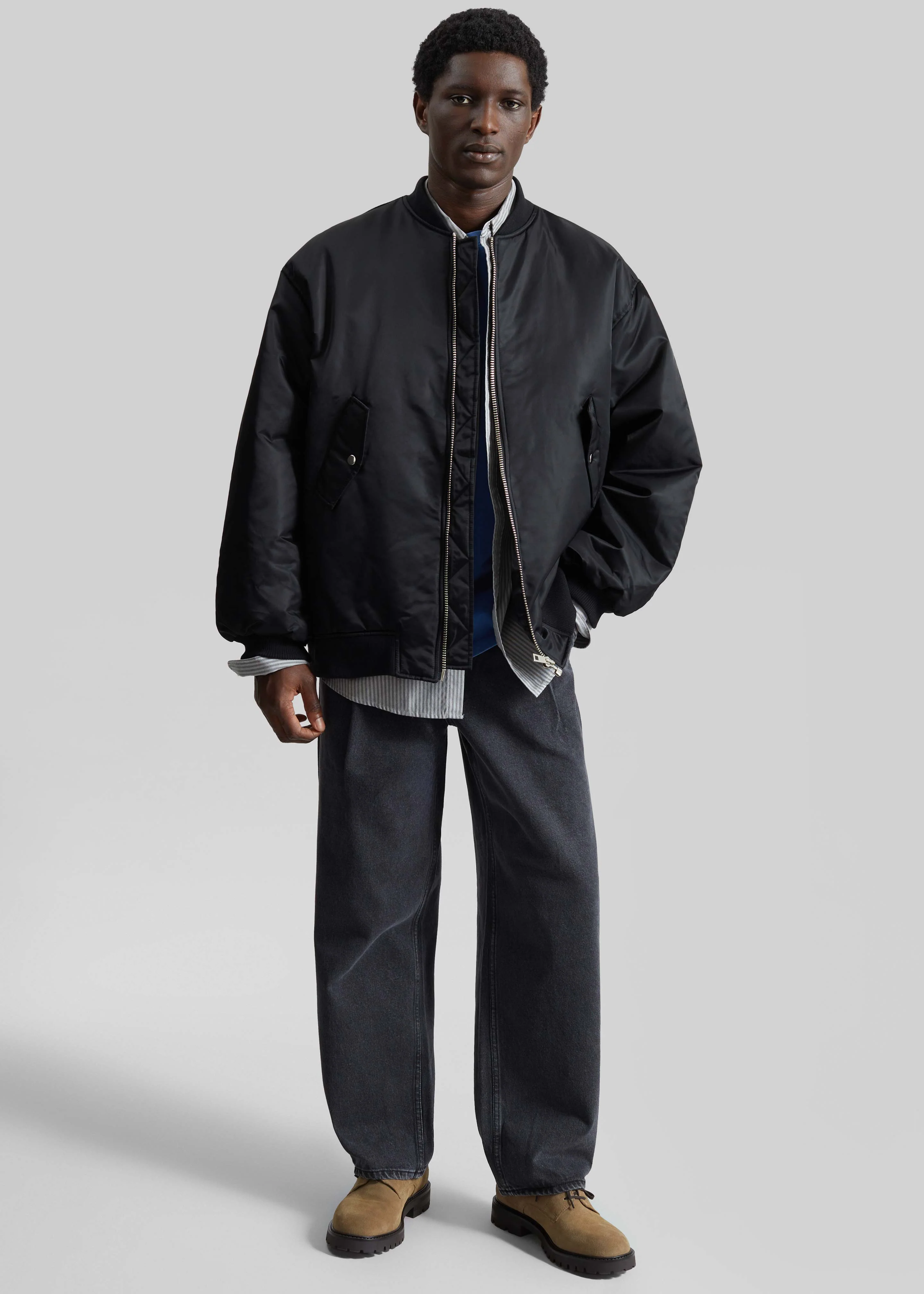 Astra Bomber Jacket - Black - Image 11