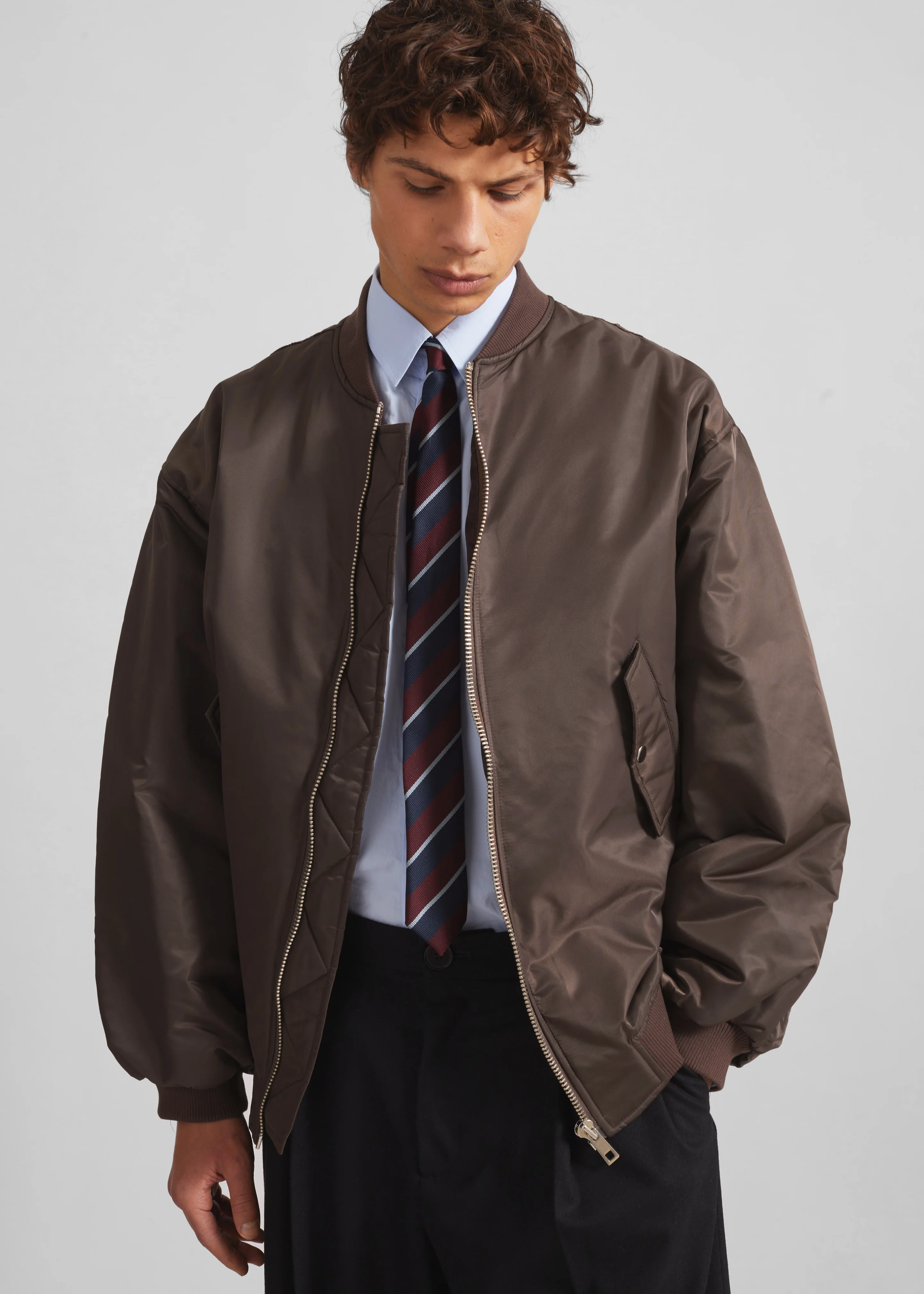 Astra Bomber Jacket - Brown - Image 6