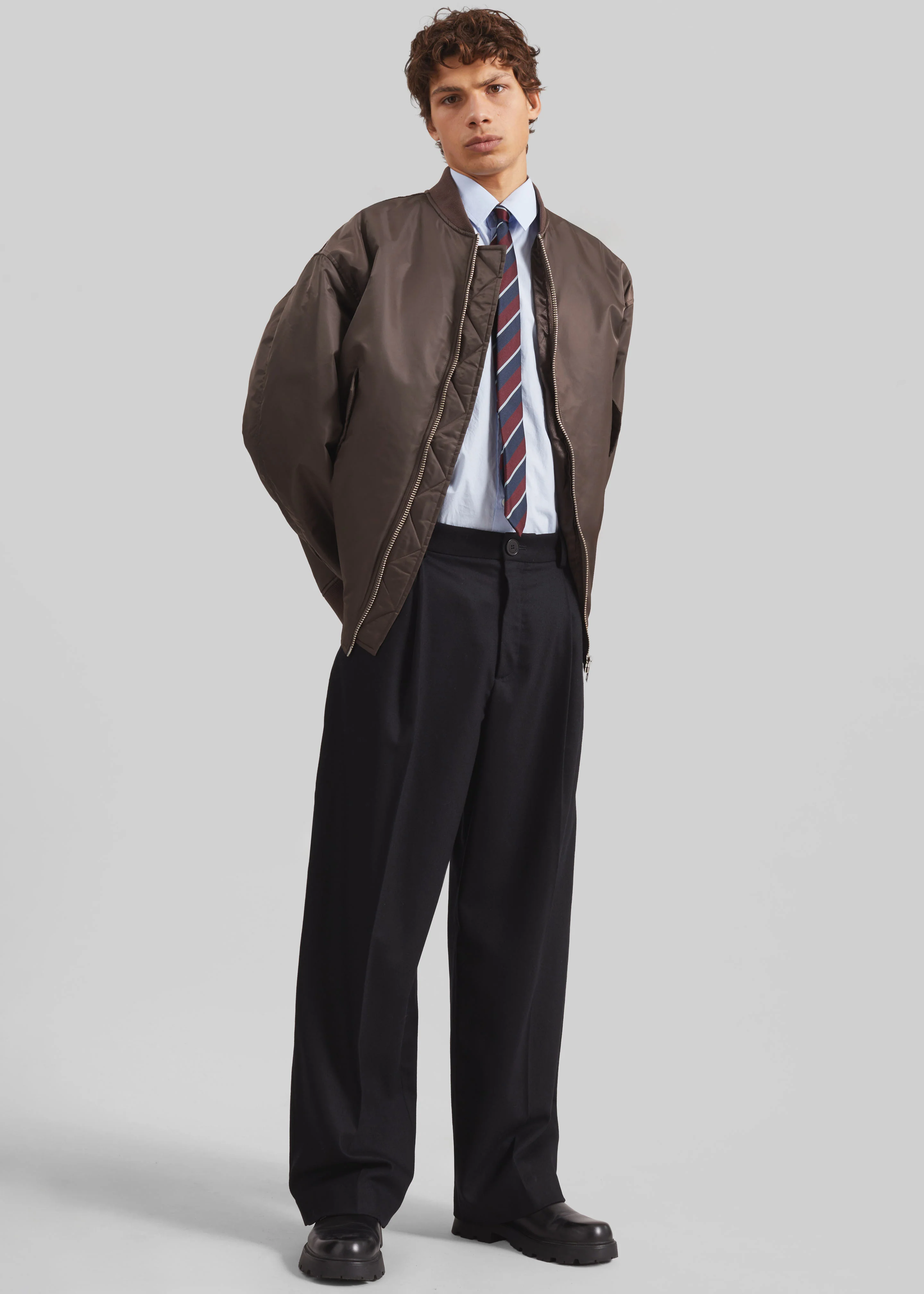 Astra Bomber Jacket - Brown - Image 7