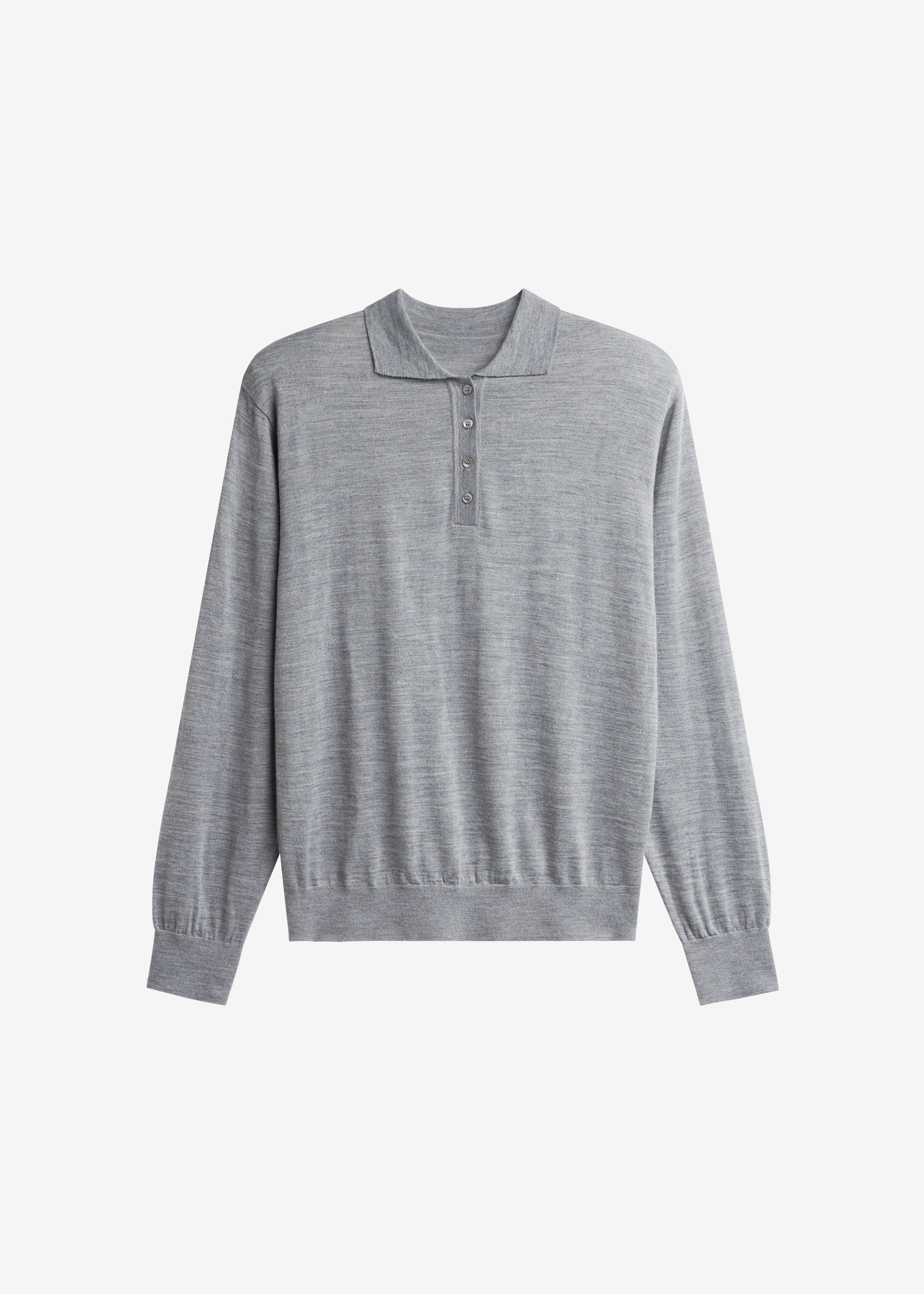 Avallon Padded Knit Polo - Grey - Image 10