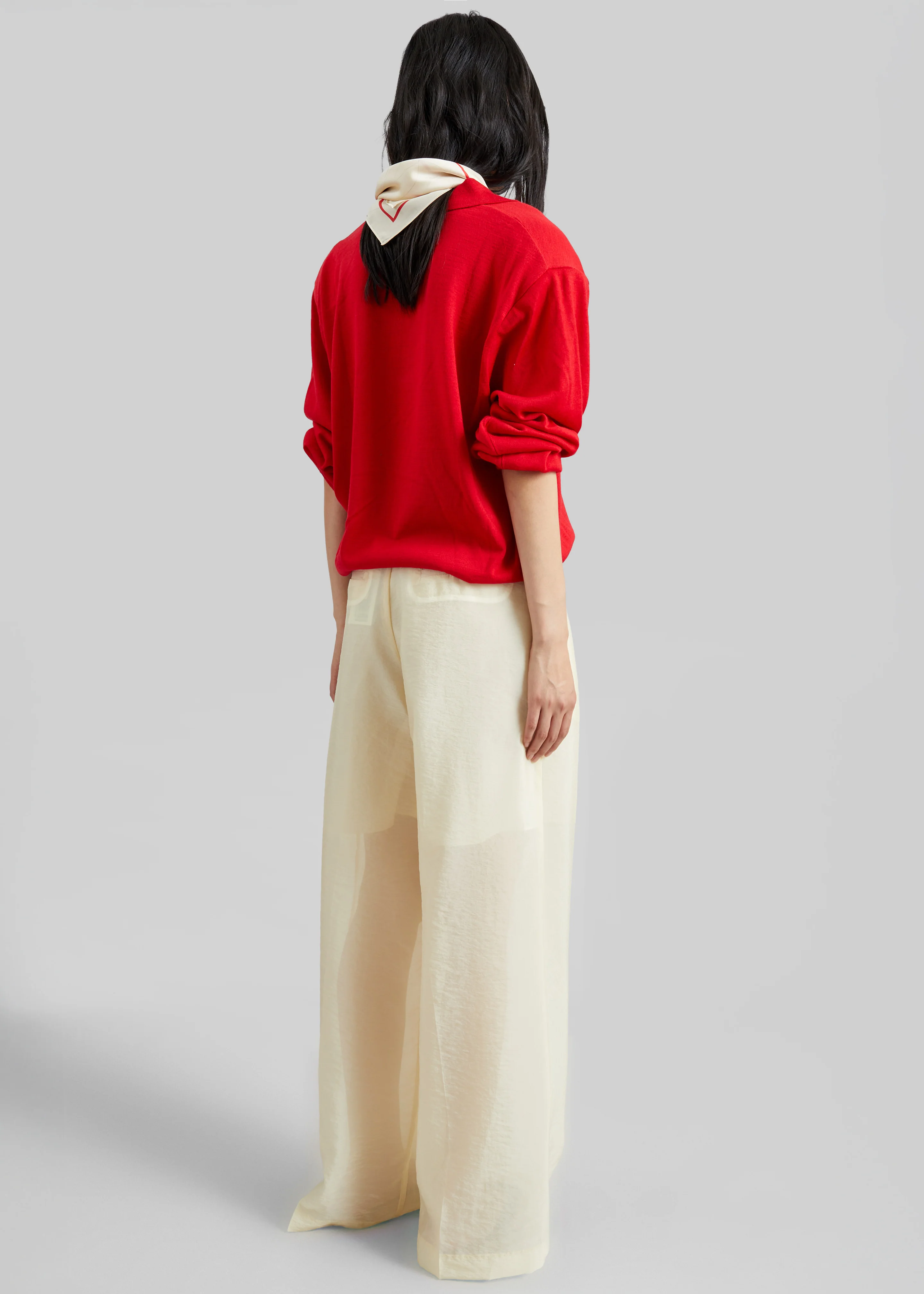 Avallon Padded Knit Polo - Red - Image 5