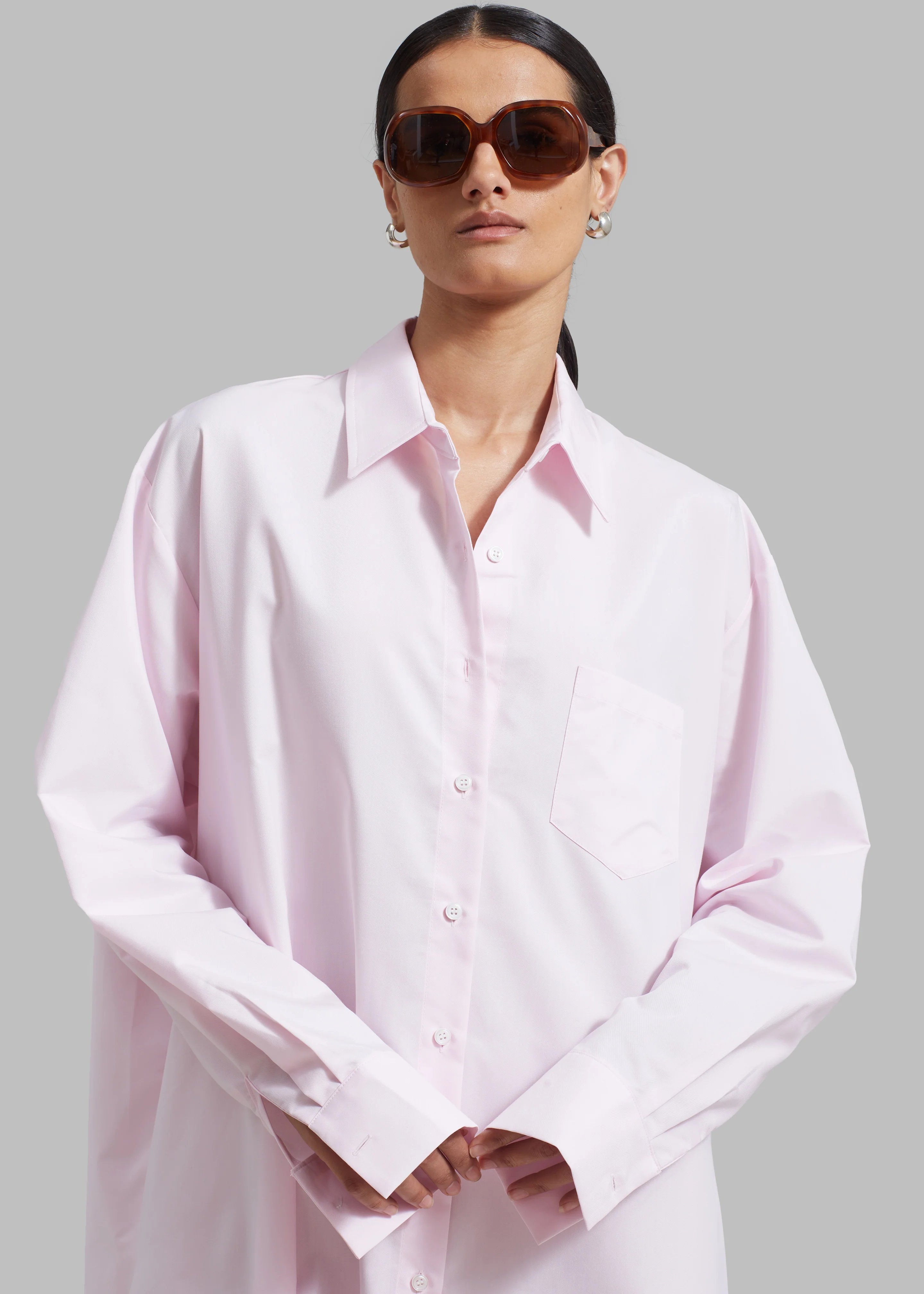 Avery Shirt Dress - Petal - Image 5