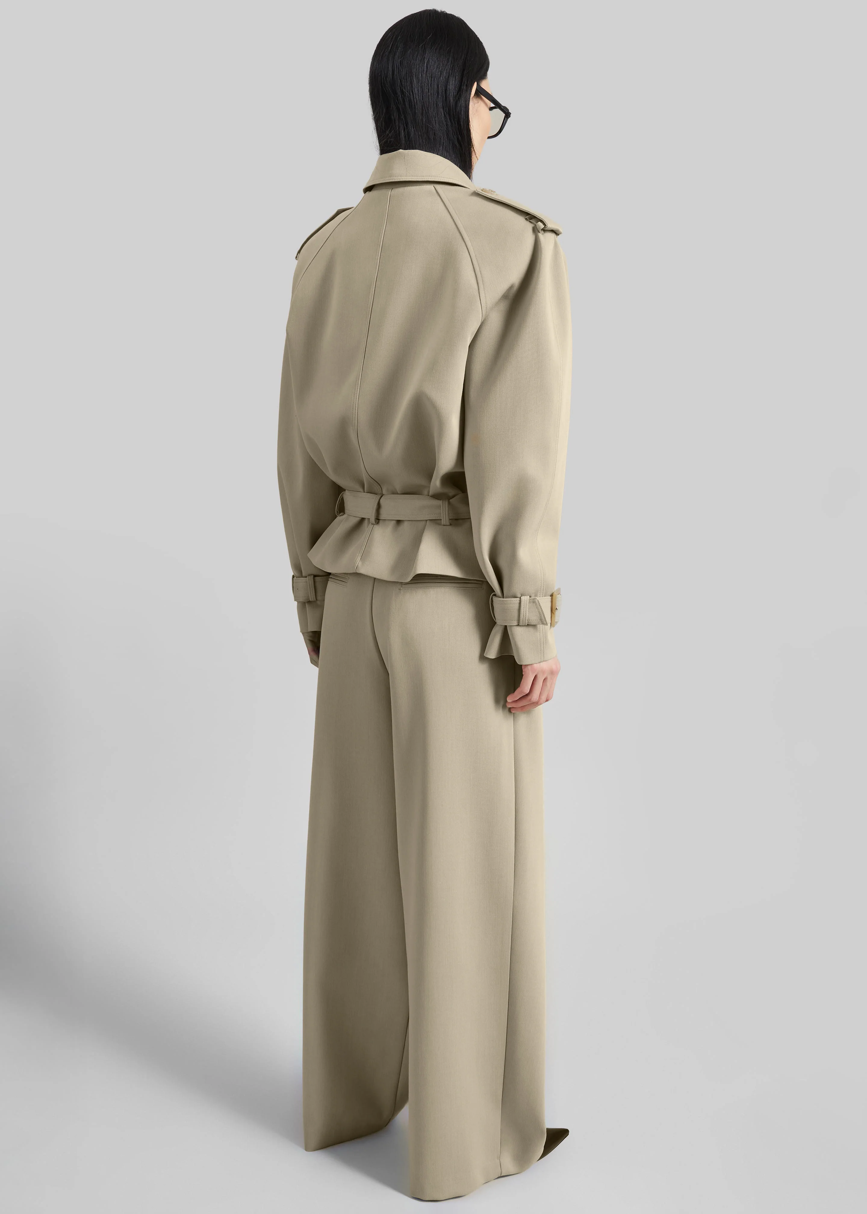 Avray Short Trench - Beige - Image 6
