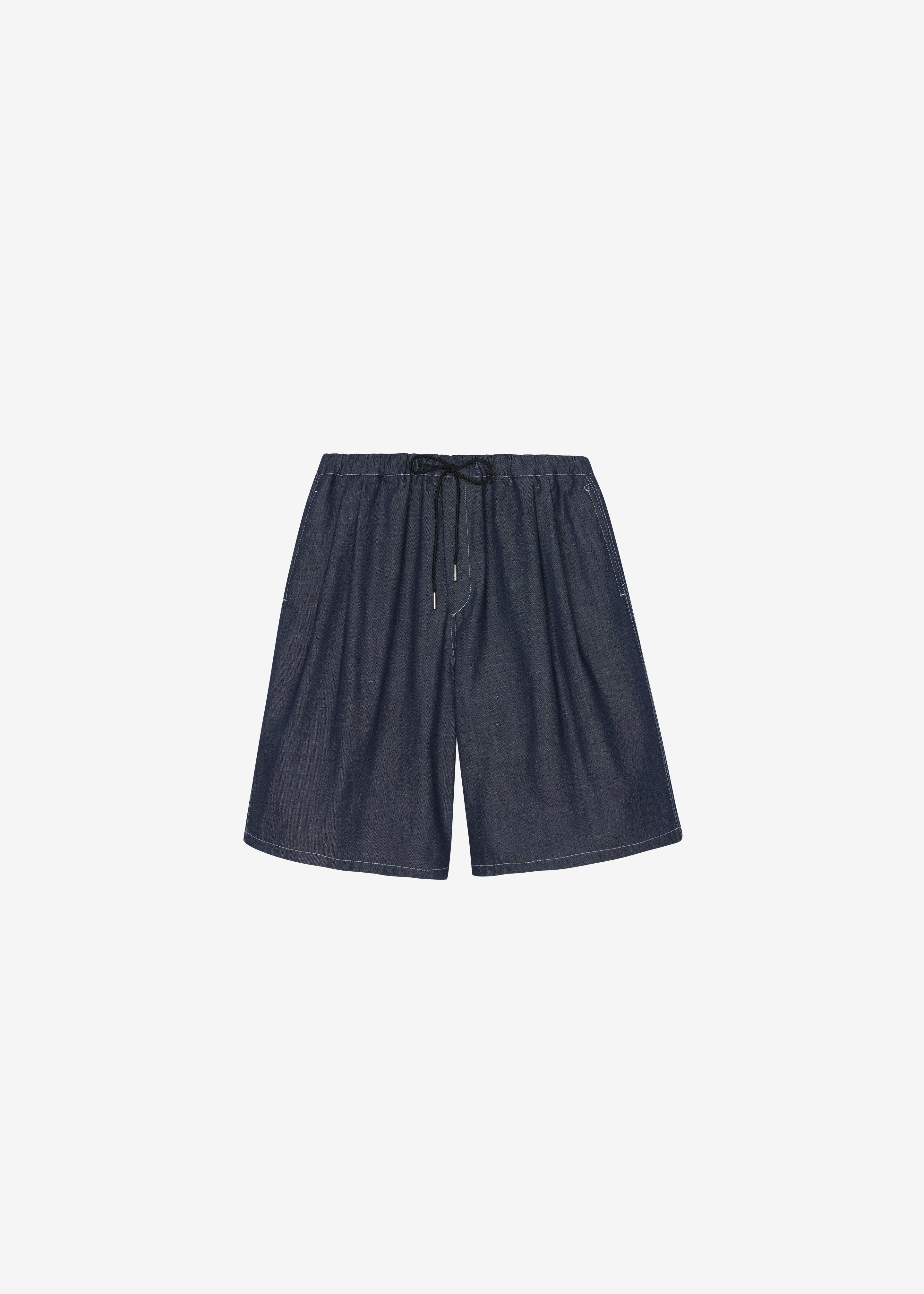 Axton Denim Shorts - Dark Wash - Image 7