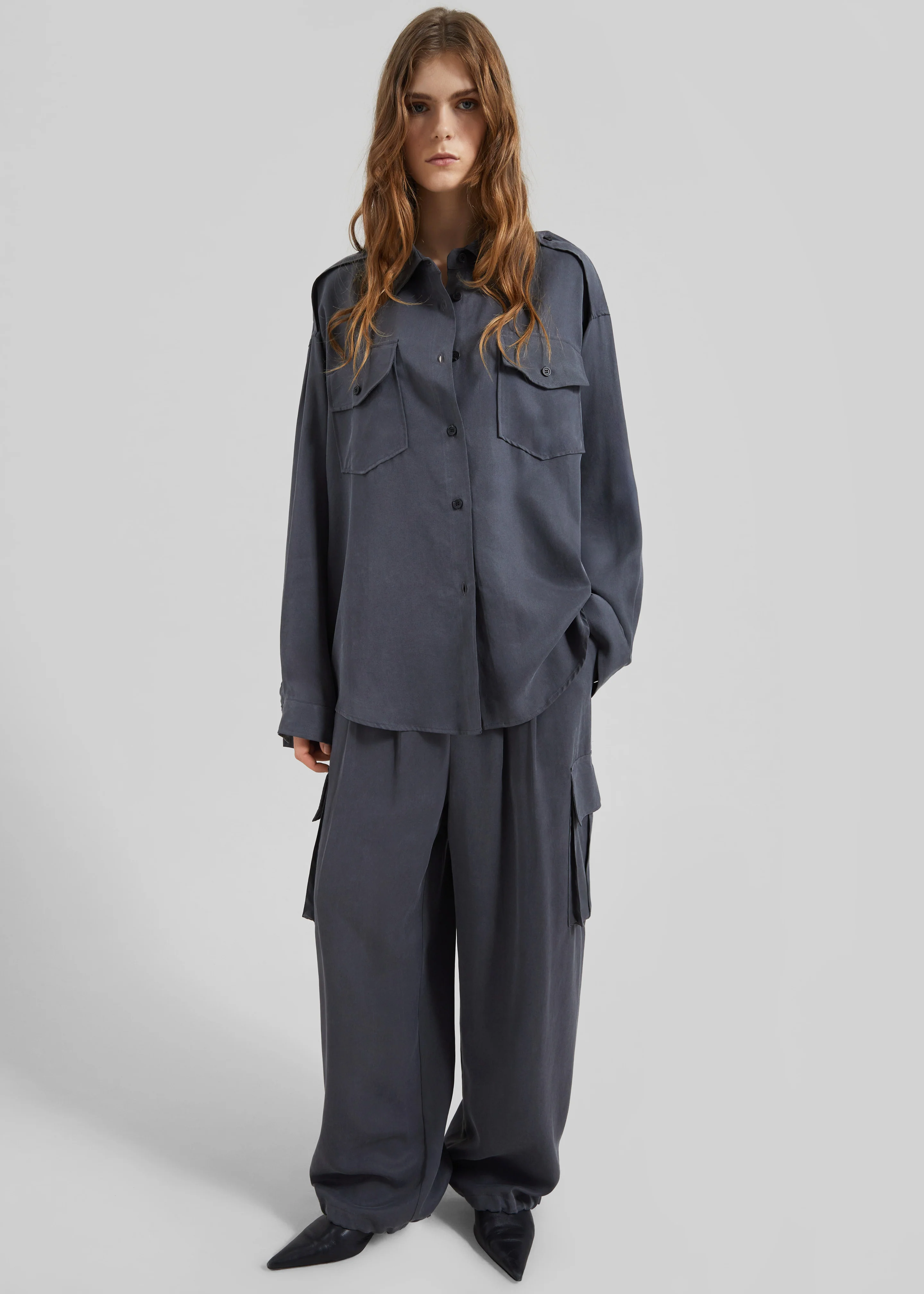 Balsta Cargo Pants - Dark Grey - Image 2