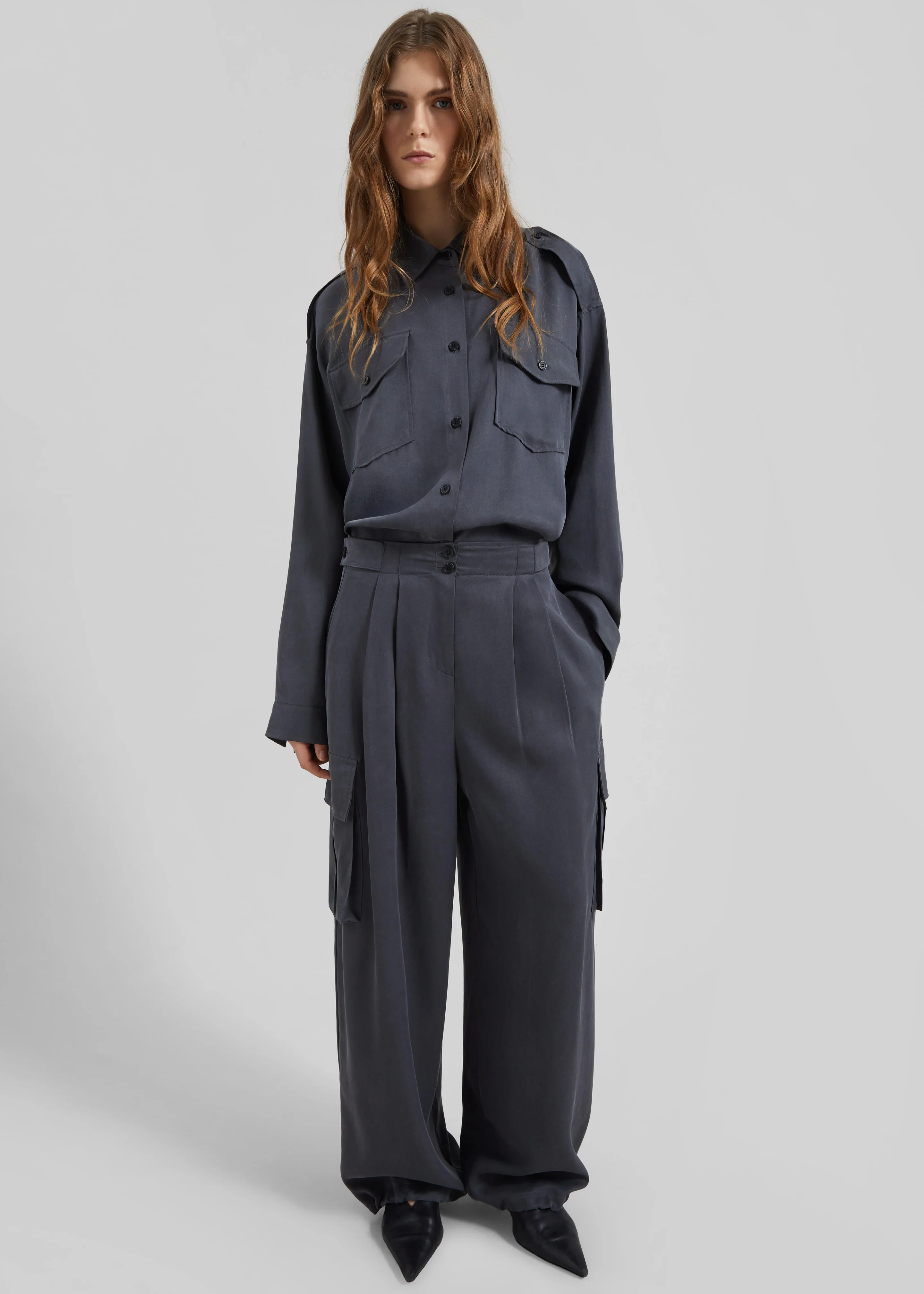 Balsta Cargo Pants - Dark Grey - Image 5
