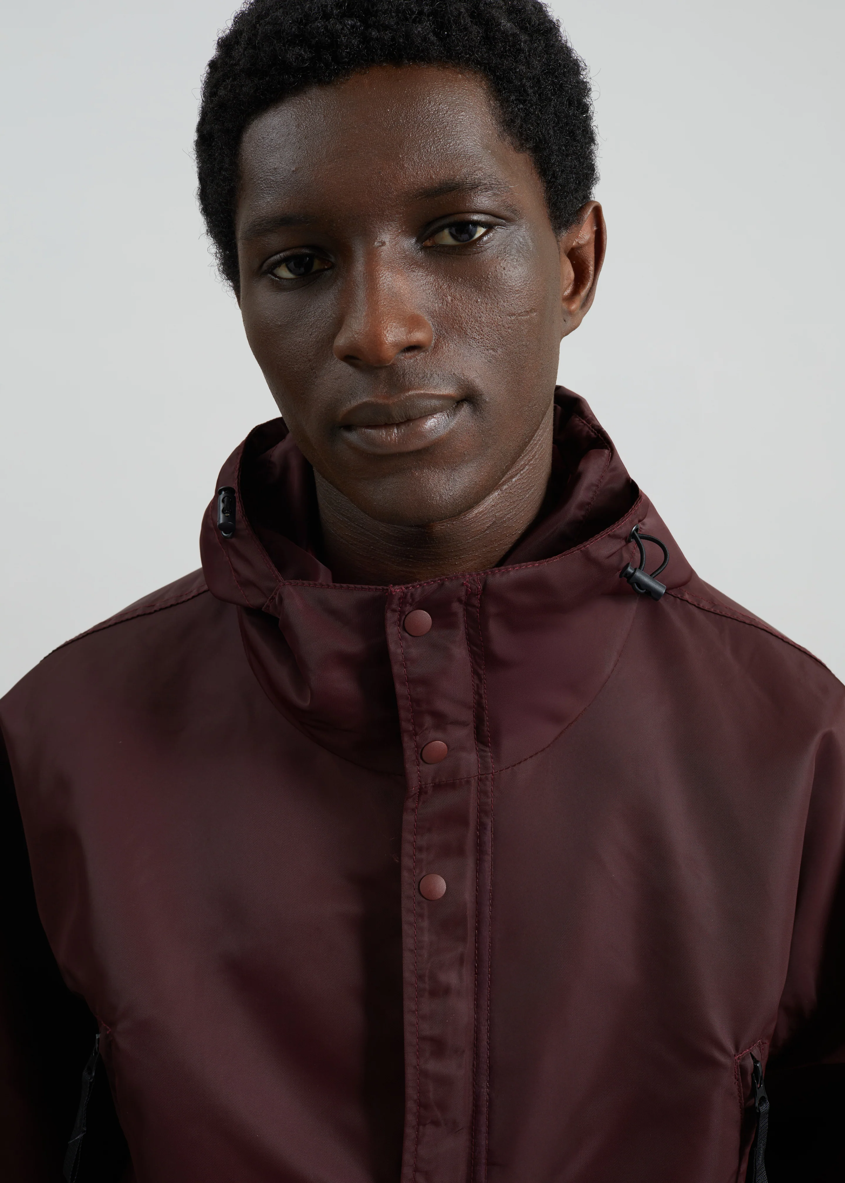 Banbury Windbreaker Jacket - Burgundy - Image 3