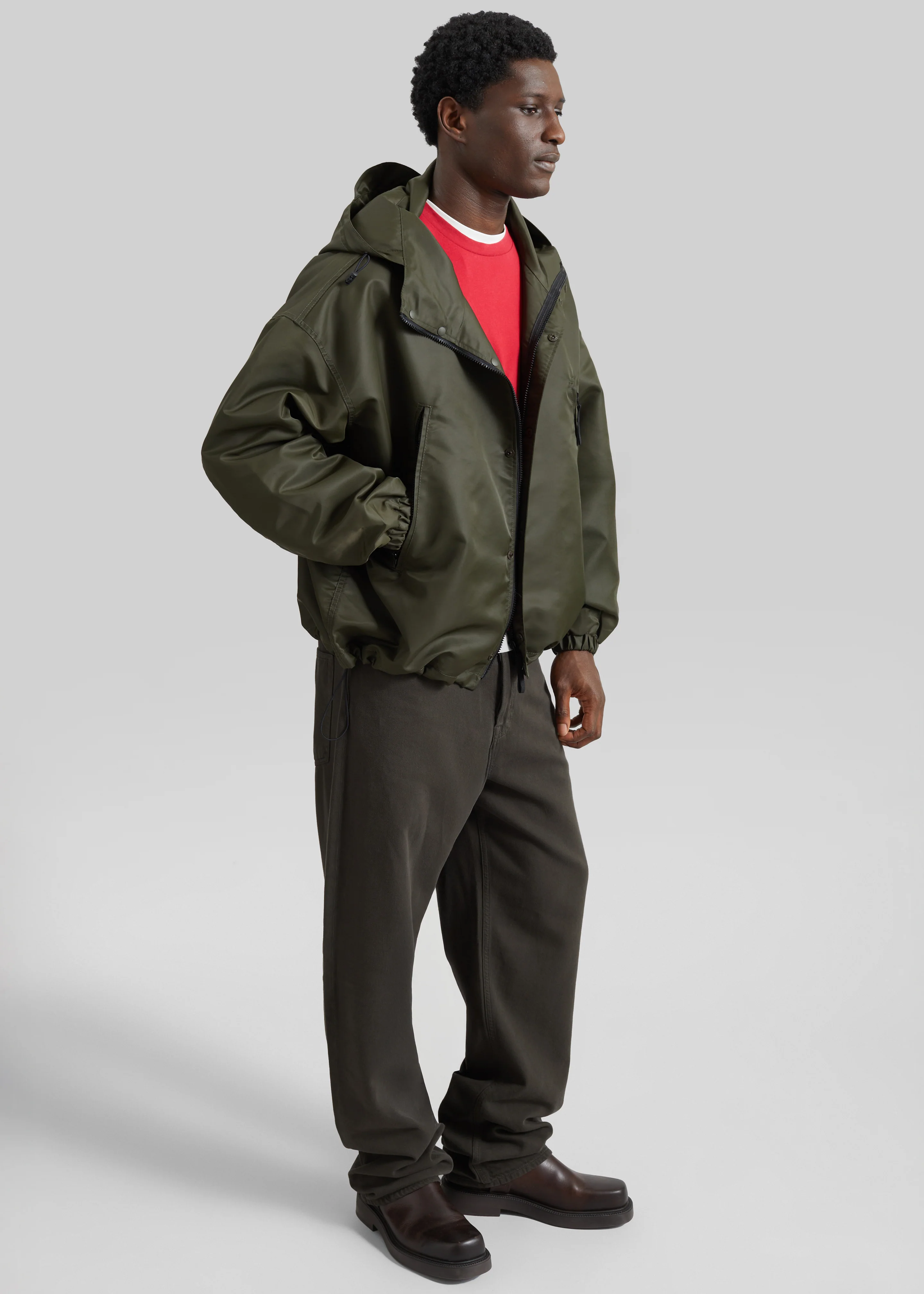 Banbury Windbreaker Jacket - Olive - Image 2