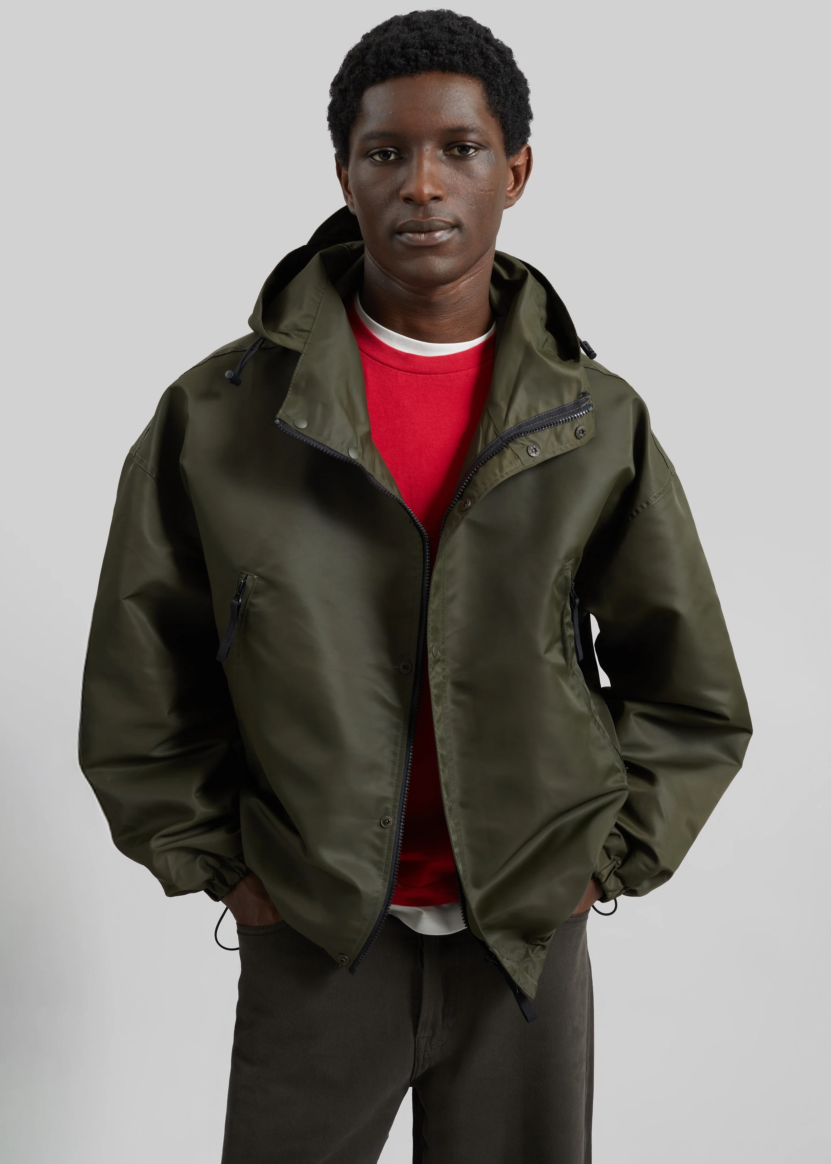 Banbury Windbreaker Jacket - Olive - Image 4