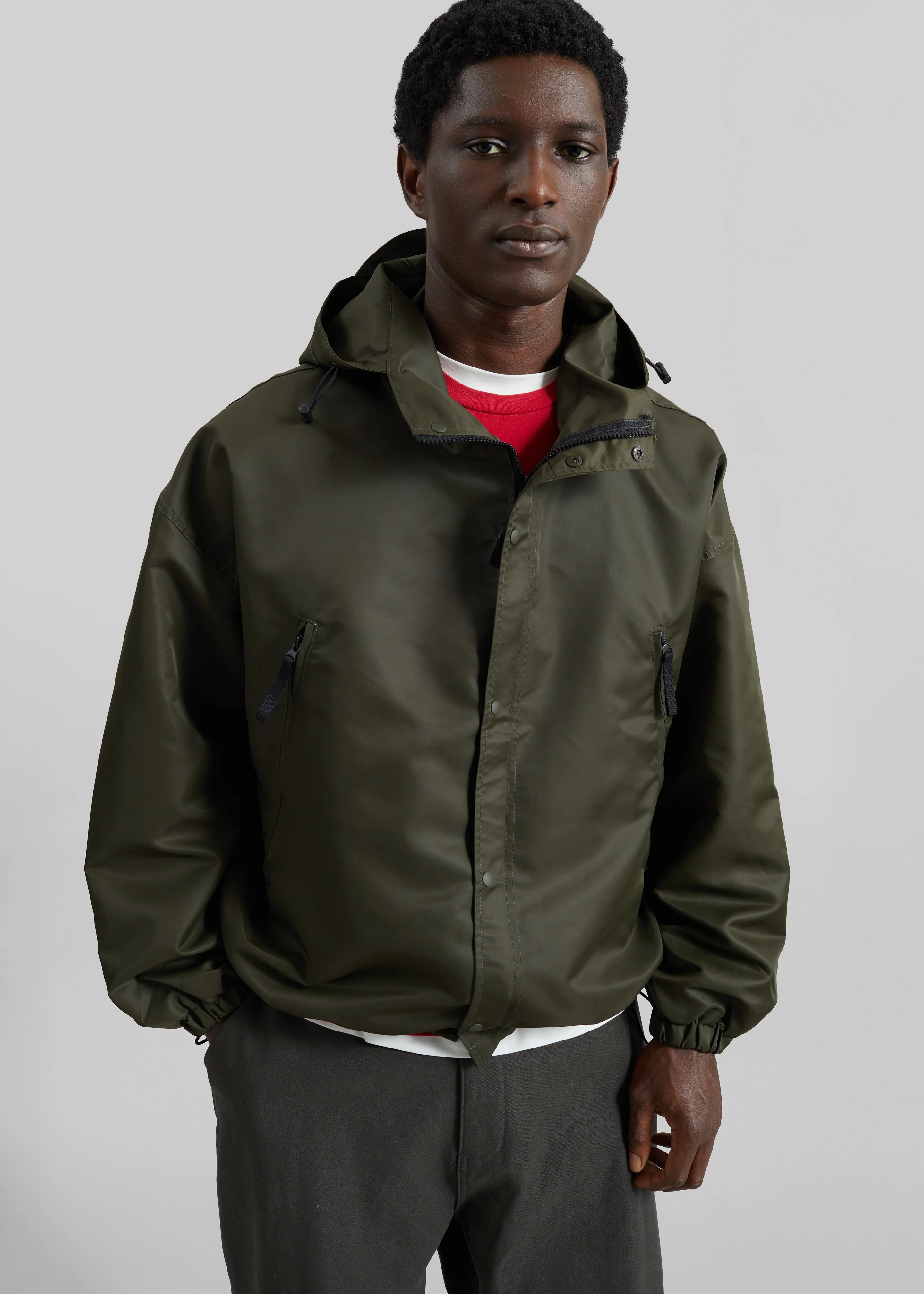 Banbury Windbreaker Jacket - Olive - Image 7