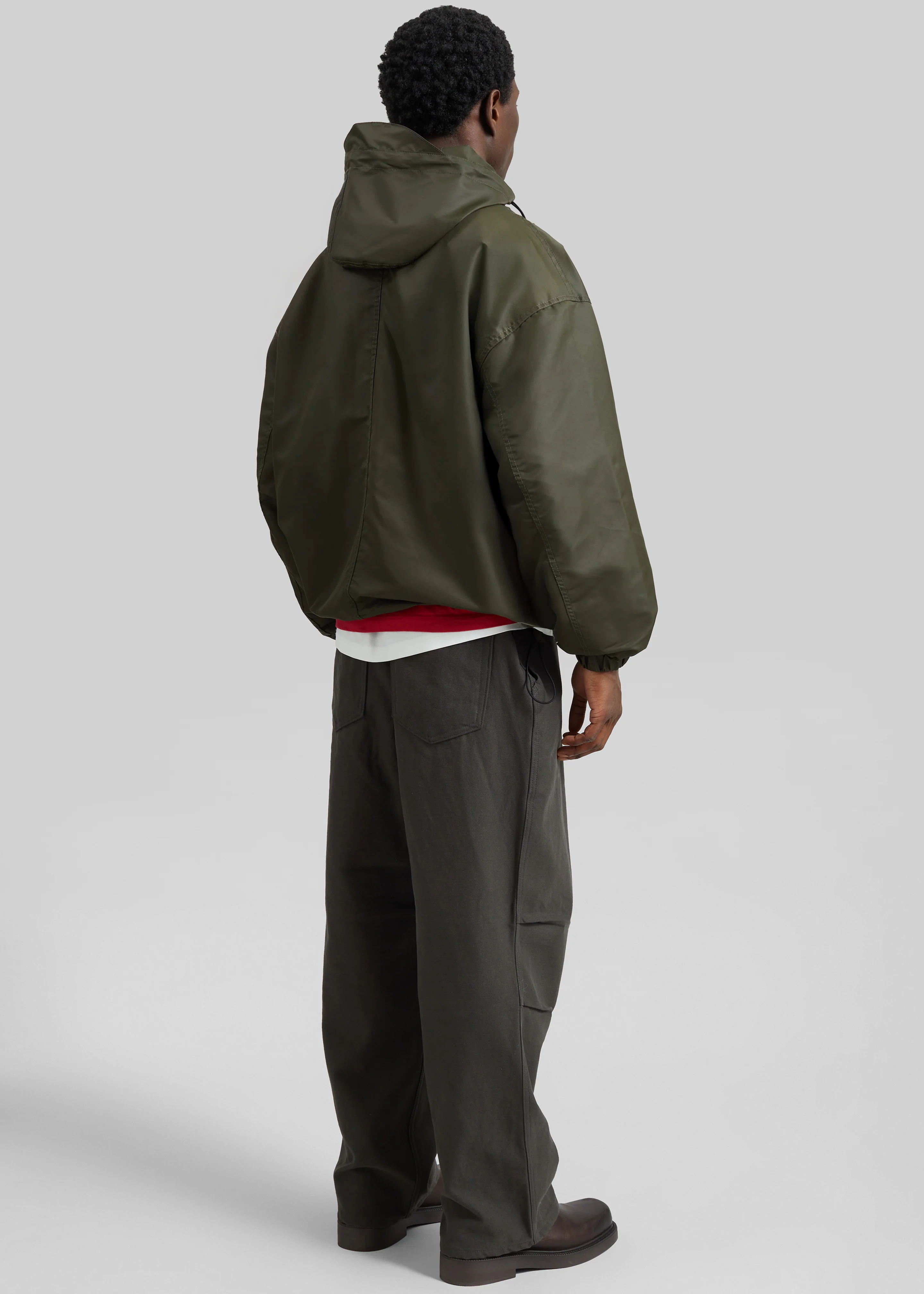 Banbury Windbreaker Jacket - Olive - Image 8