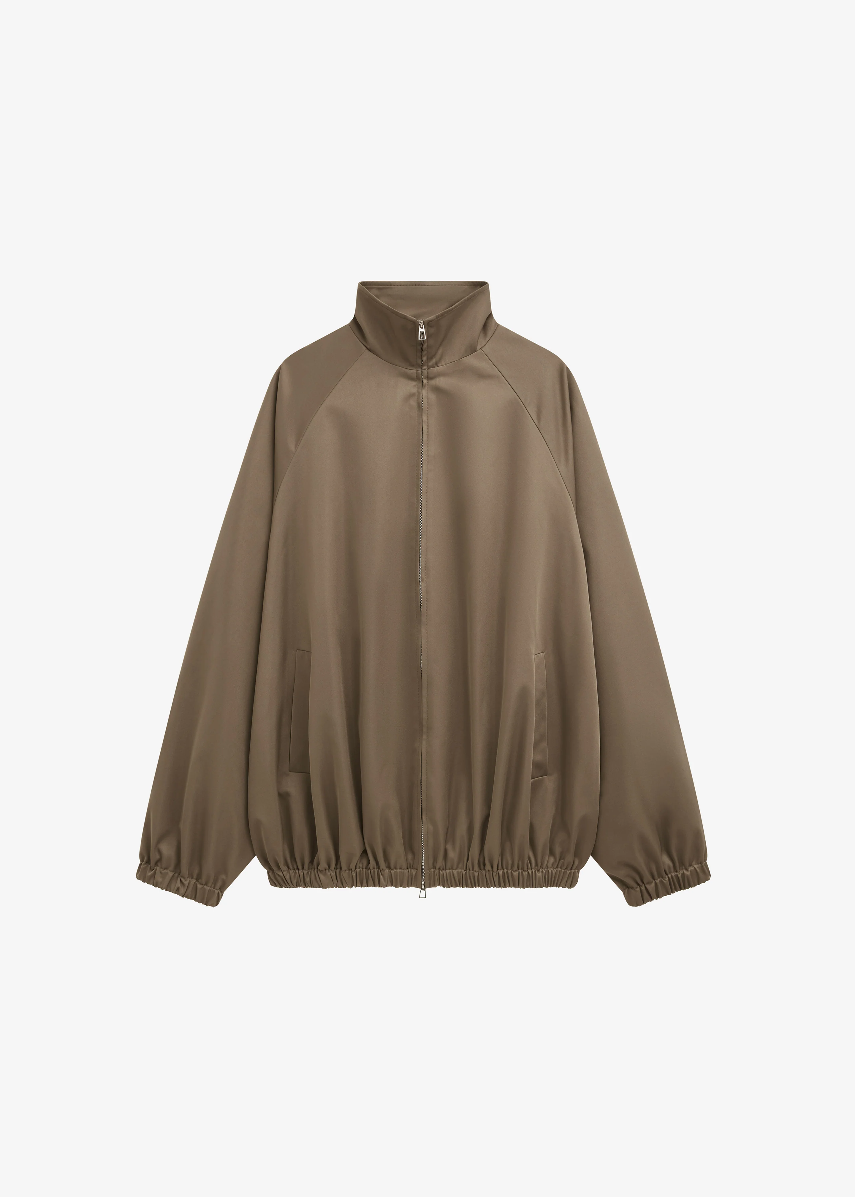 Baxter Lustrous Track Jacket - Moss Green - Image 13