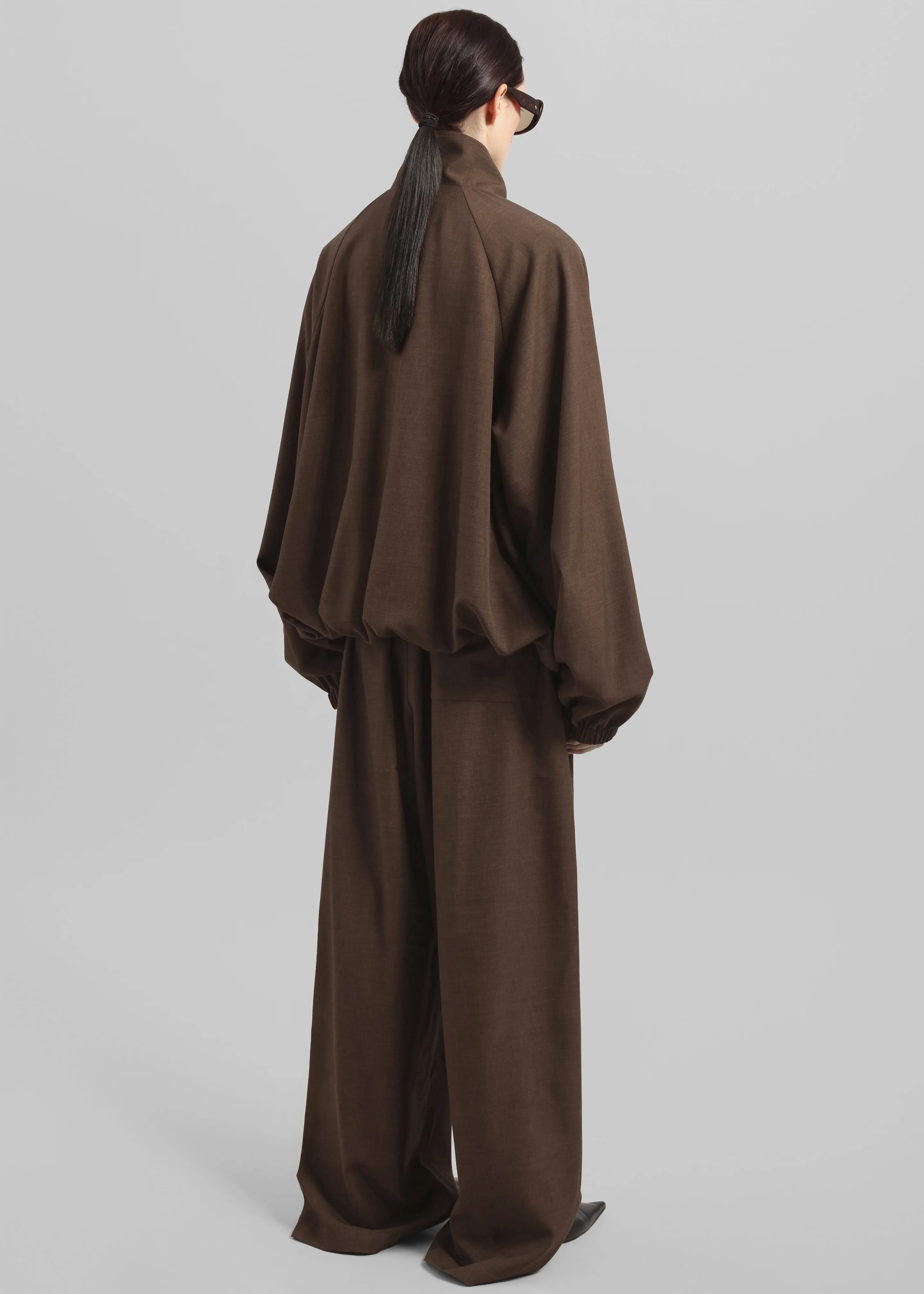 Baxter Track Jacket - Dark Brown - Image 9