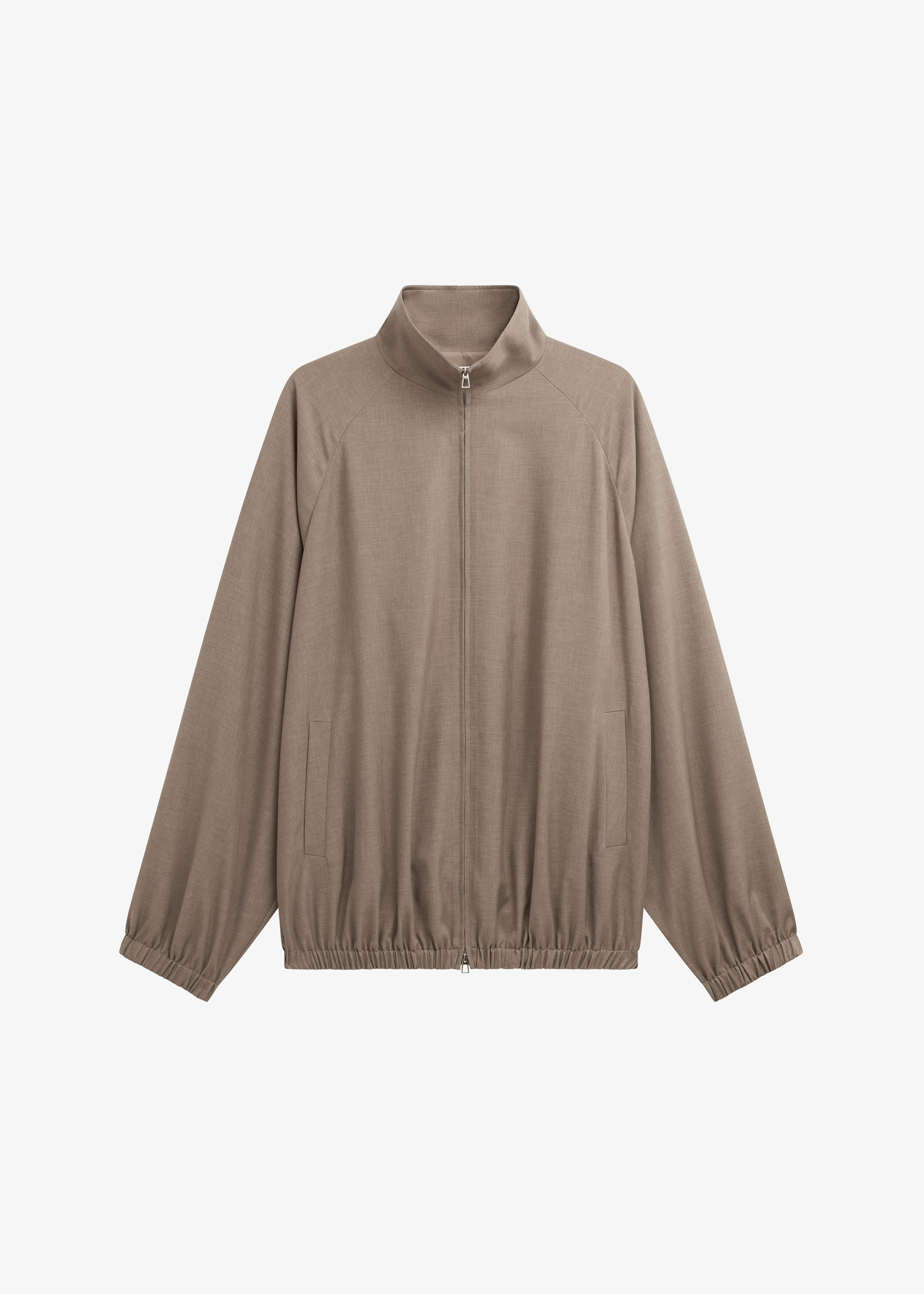Baxter Track Jacket - Taupe - Image 8