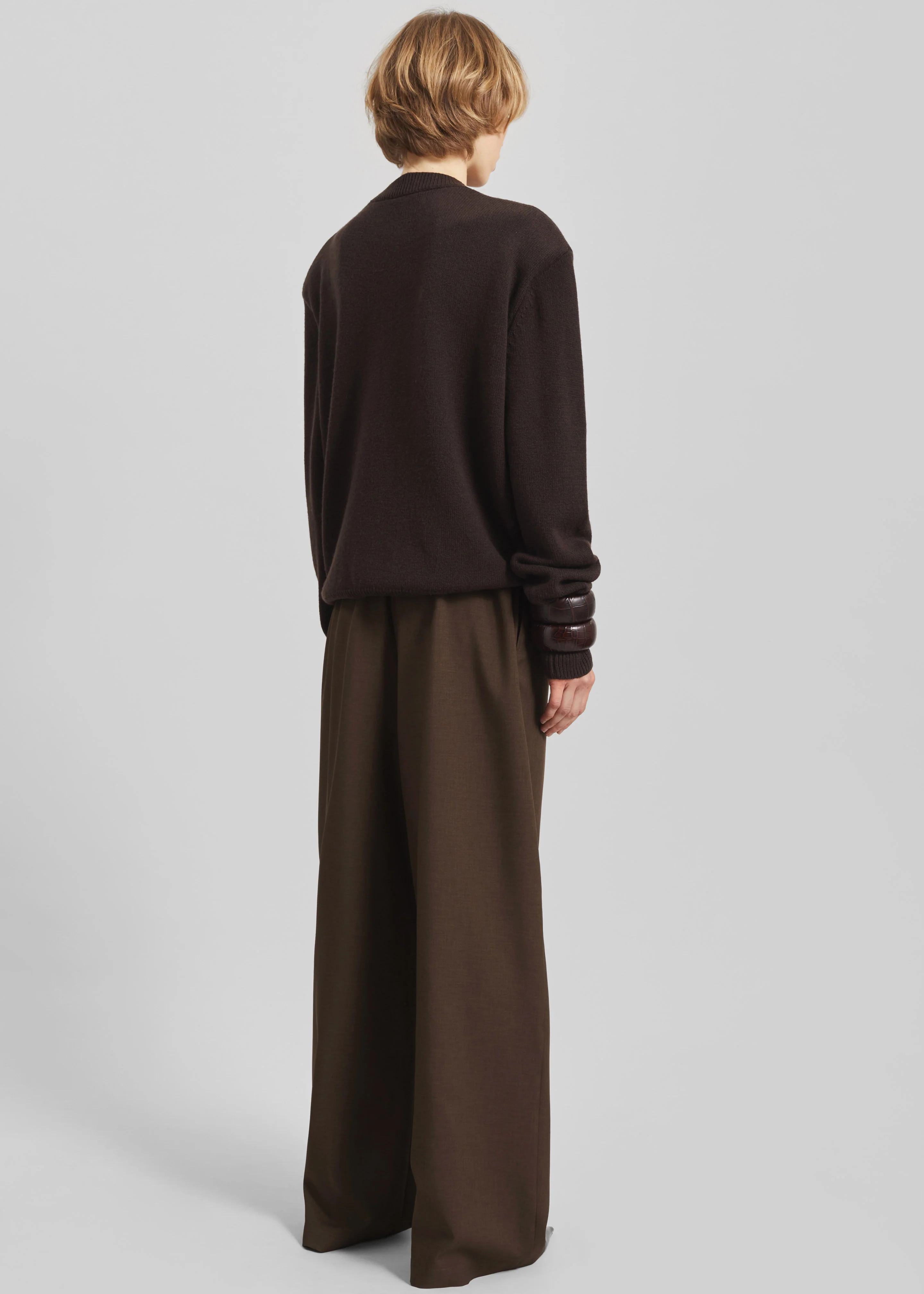 Baxter Track Pants - Dark Brown - Image 10
