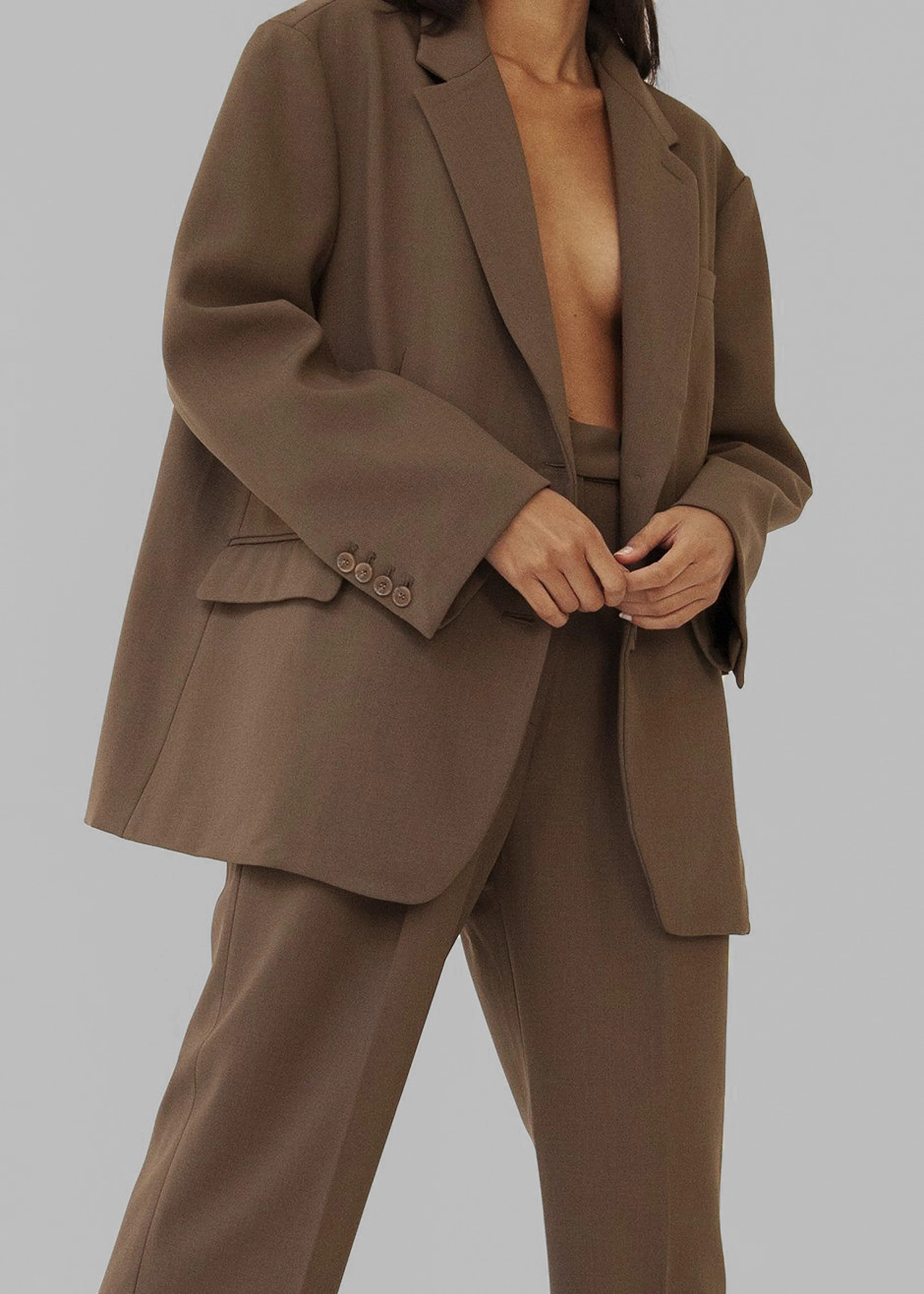 Bea Blazer - Chocolate - Image 12