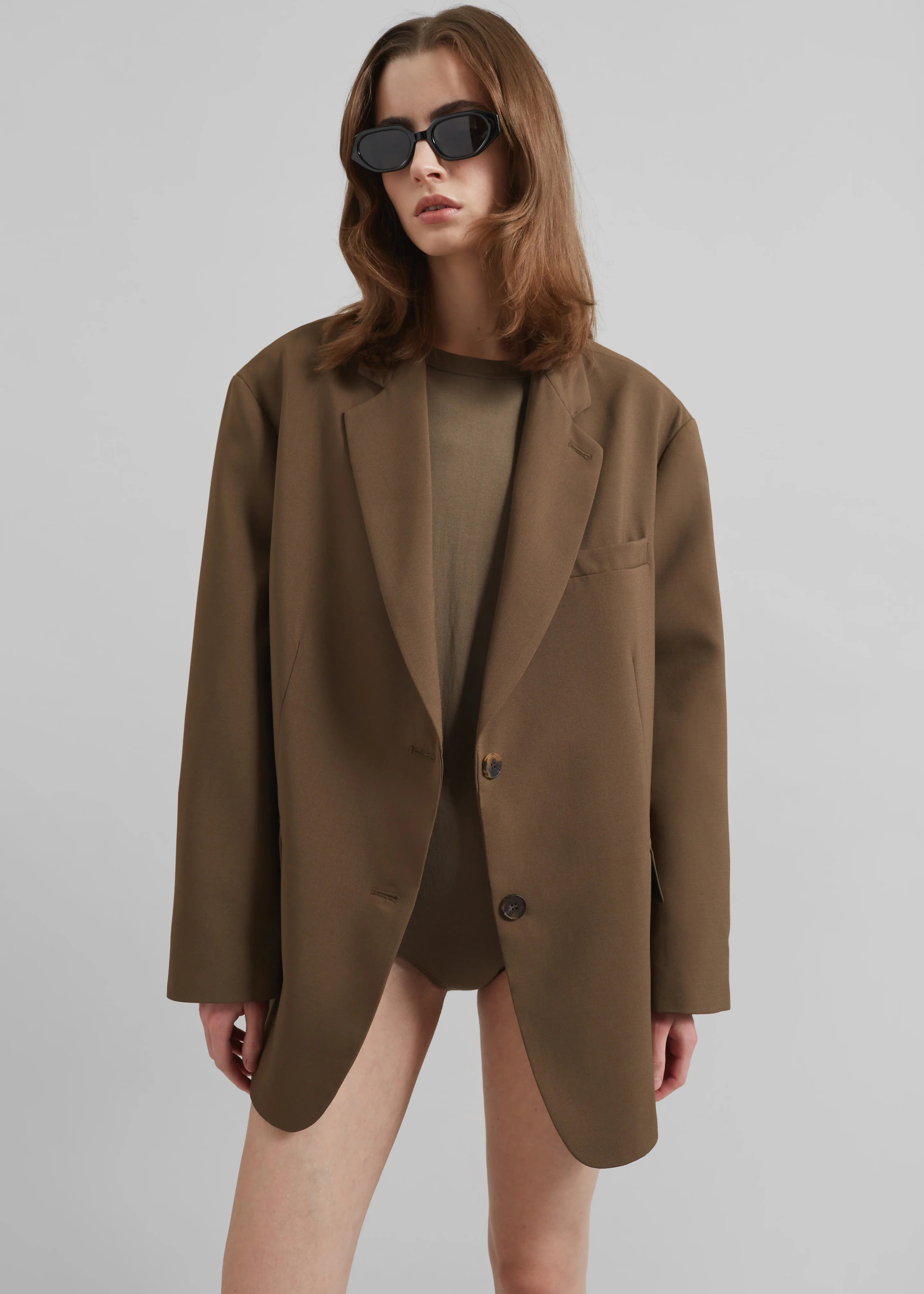 Bea Blazer - Chocolate - Image 3