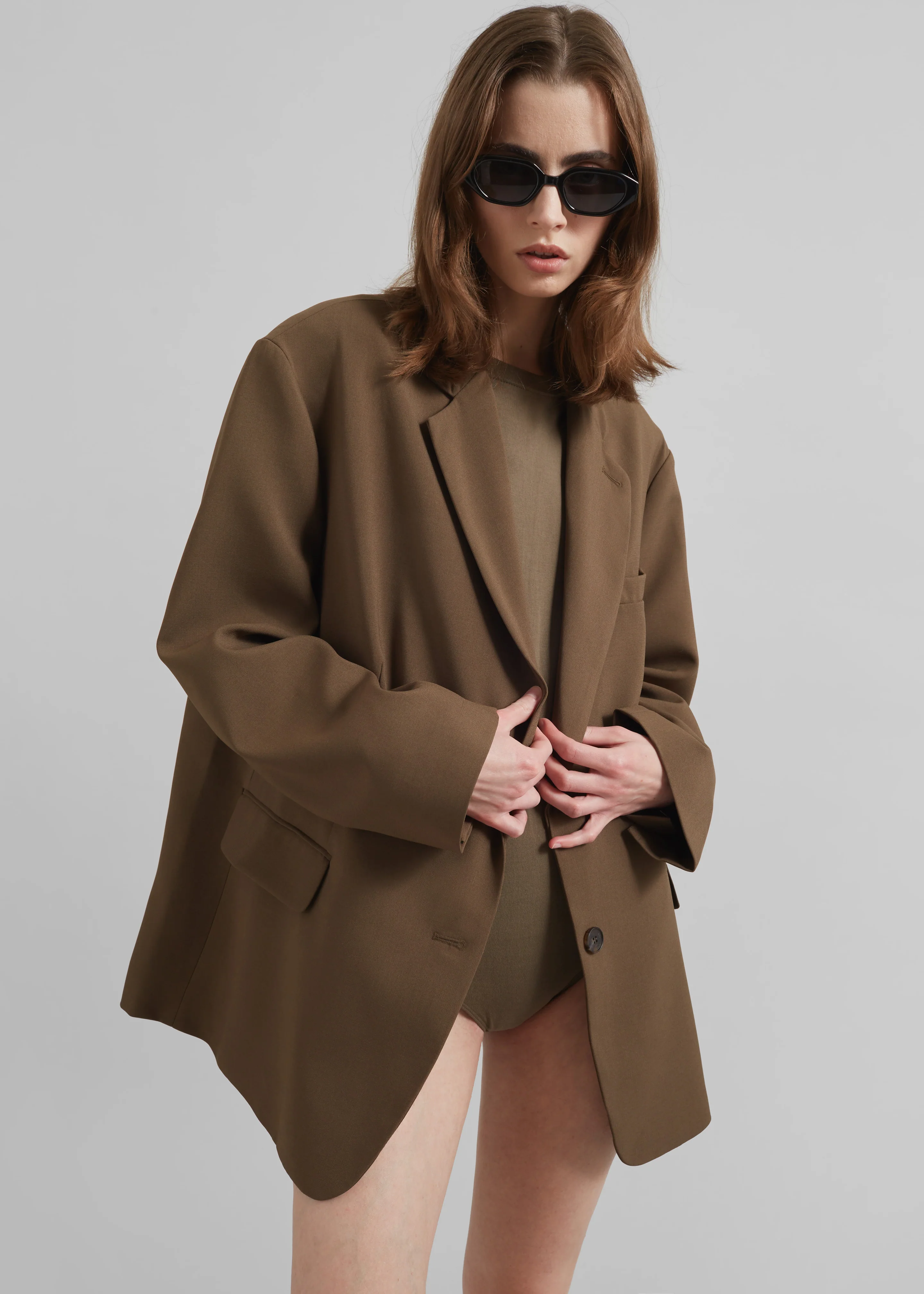 Bea Blazer - Chocolate - Image 6
