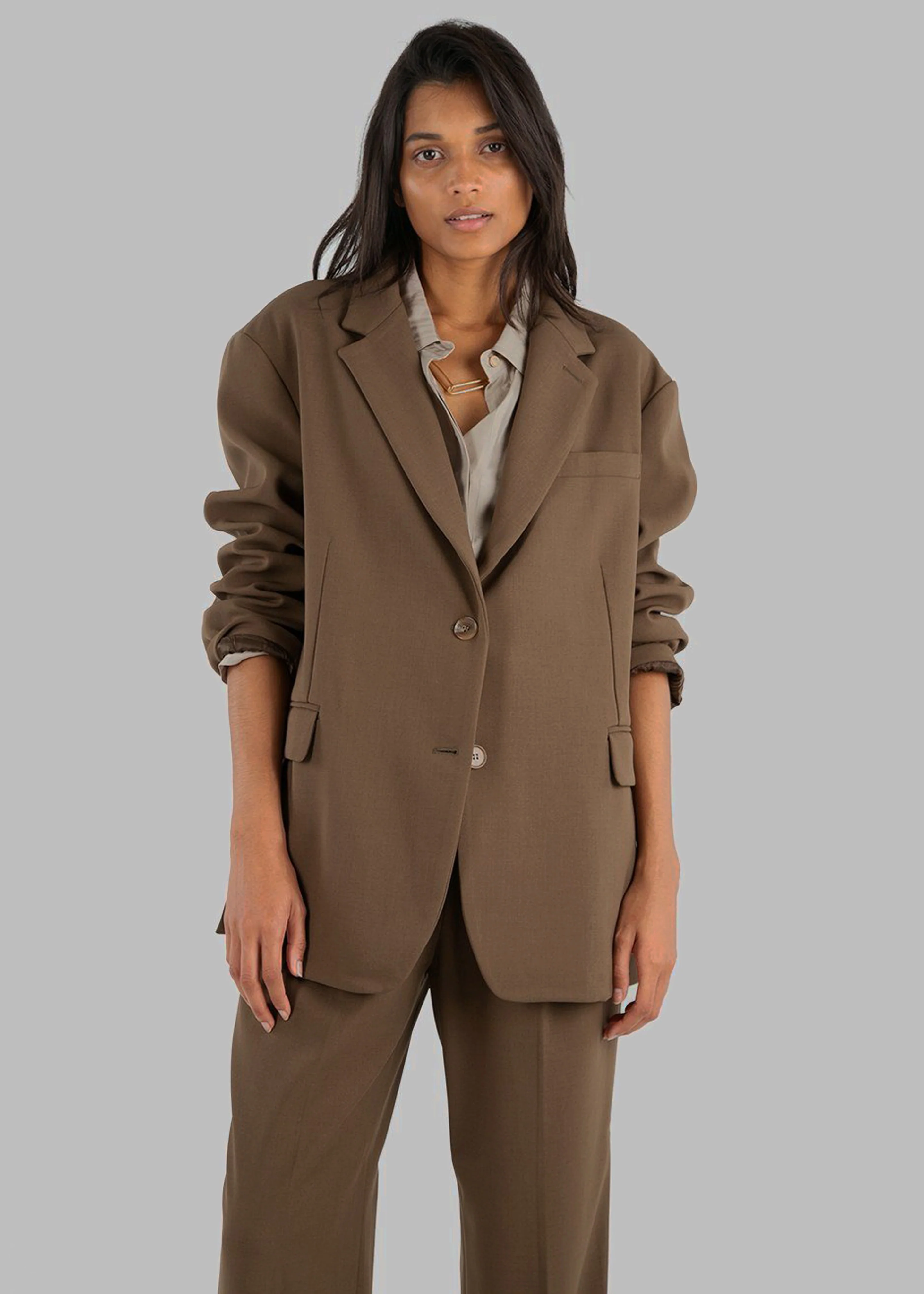 Bea Blazer - Chocolate - Image 9