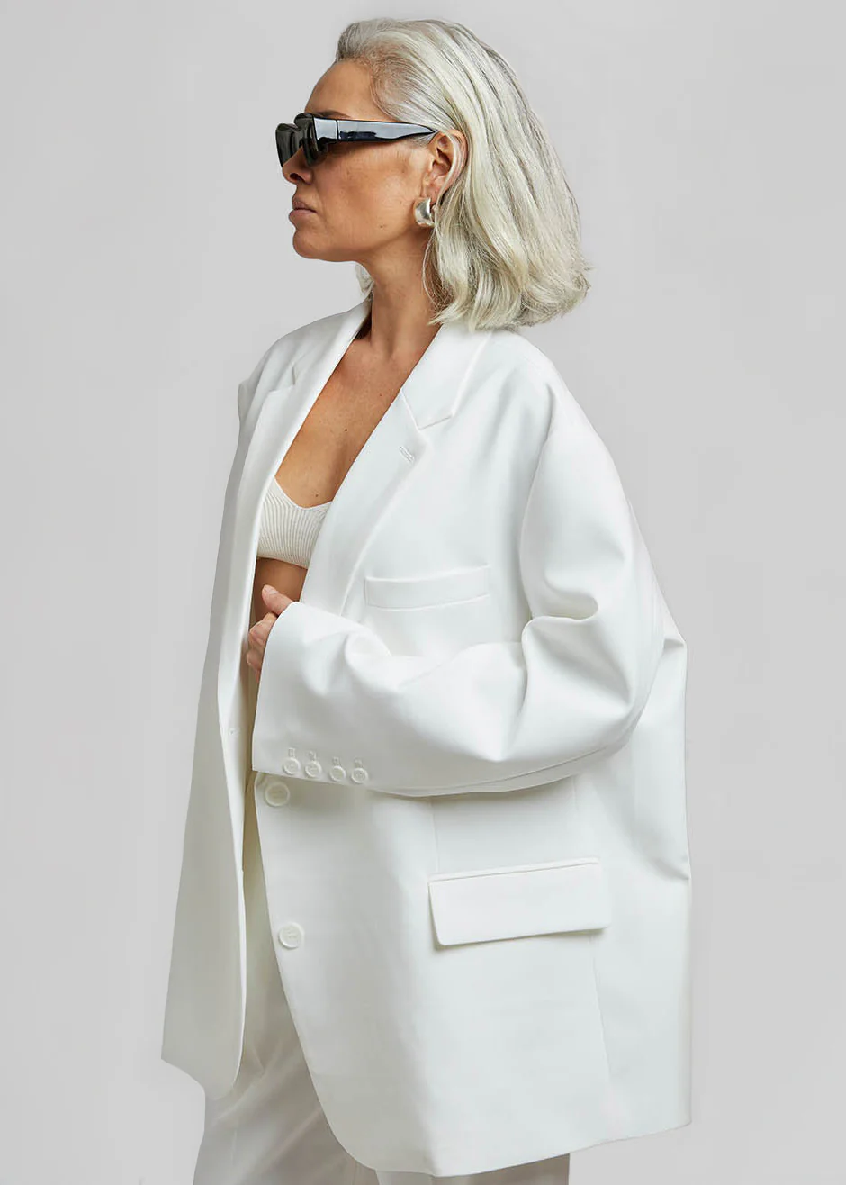 Bea Blazer - White - Image 7