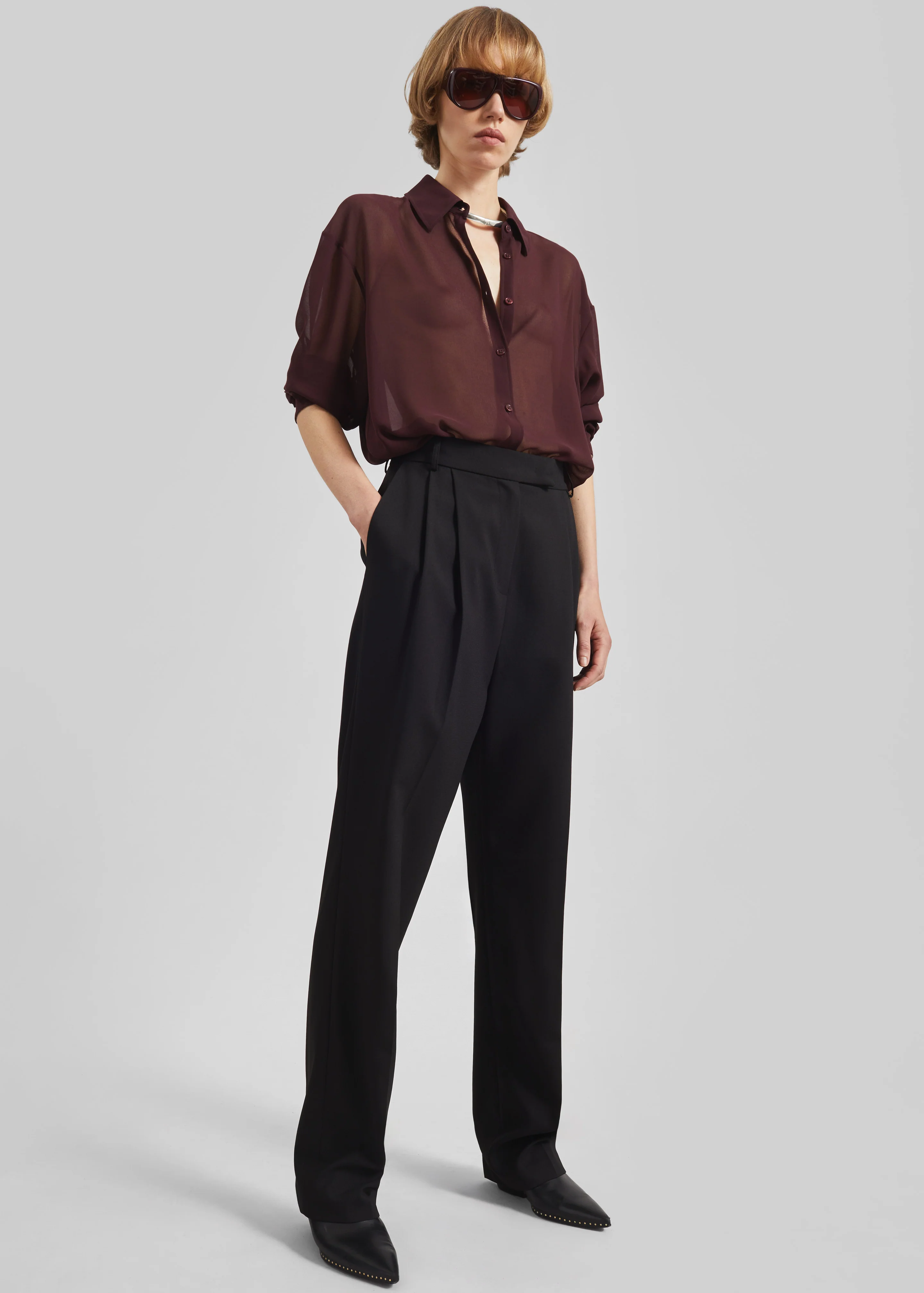 Bea Suit Pants - Black - Image 4