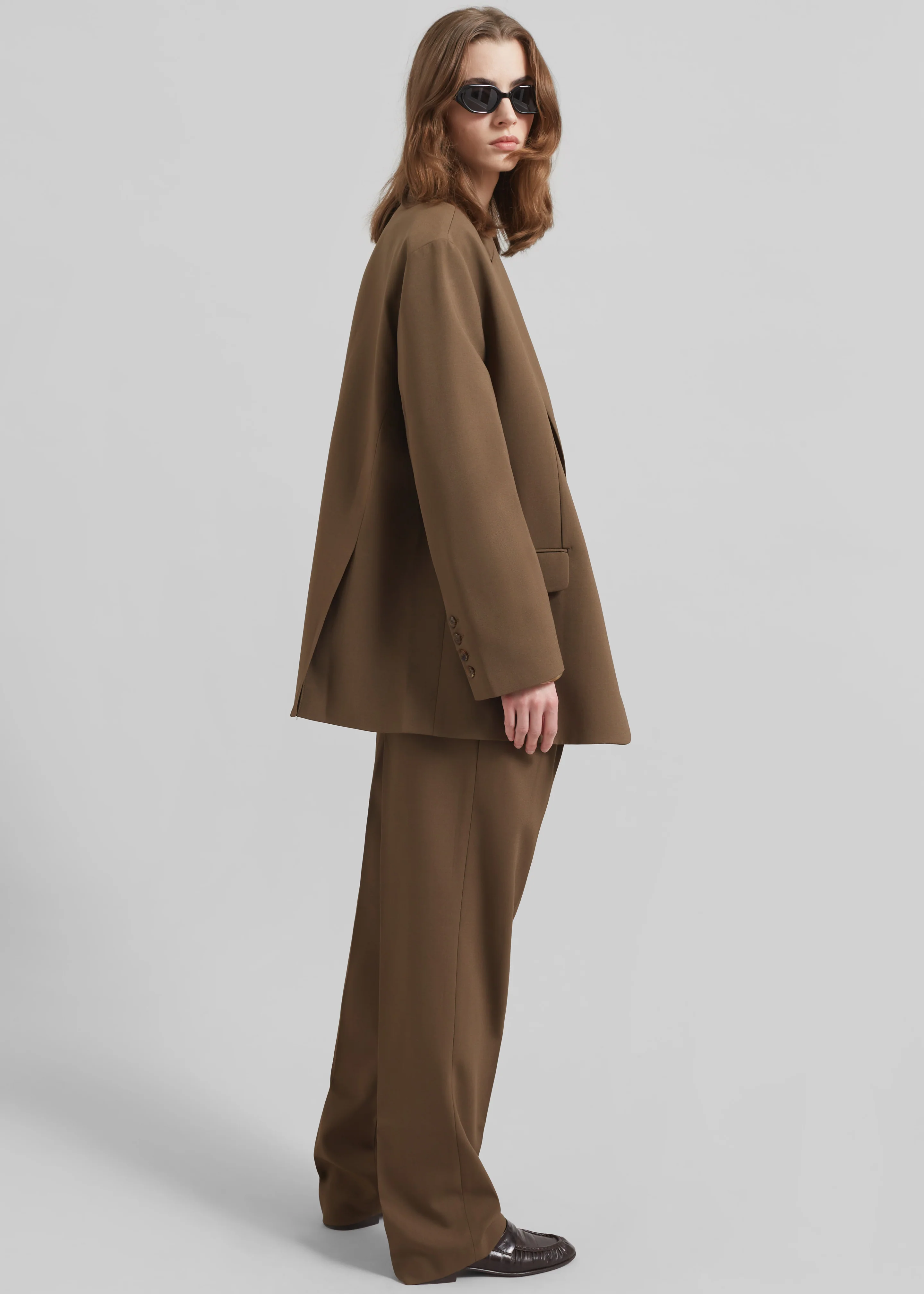 Bea Suit Pants - Chocolate - Image 7