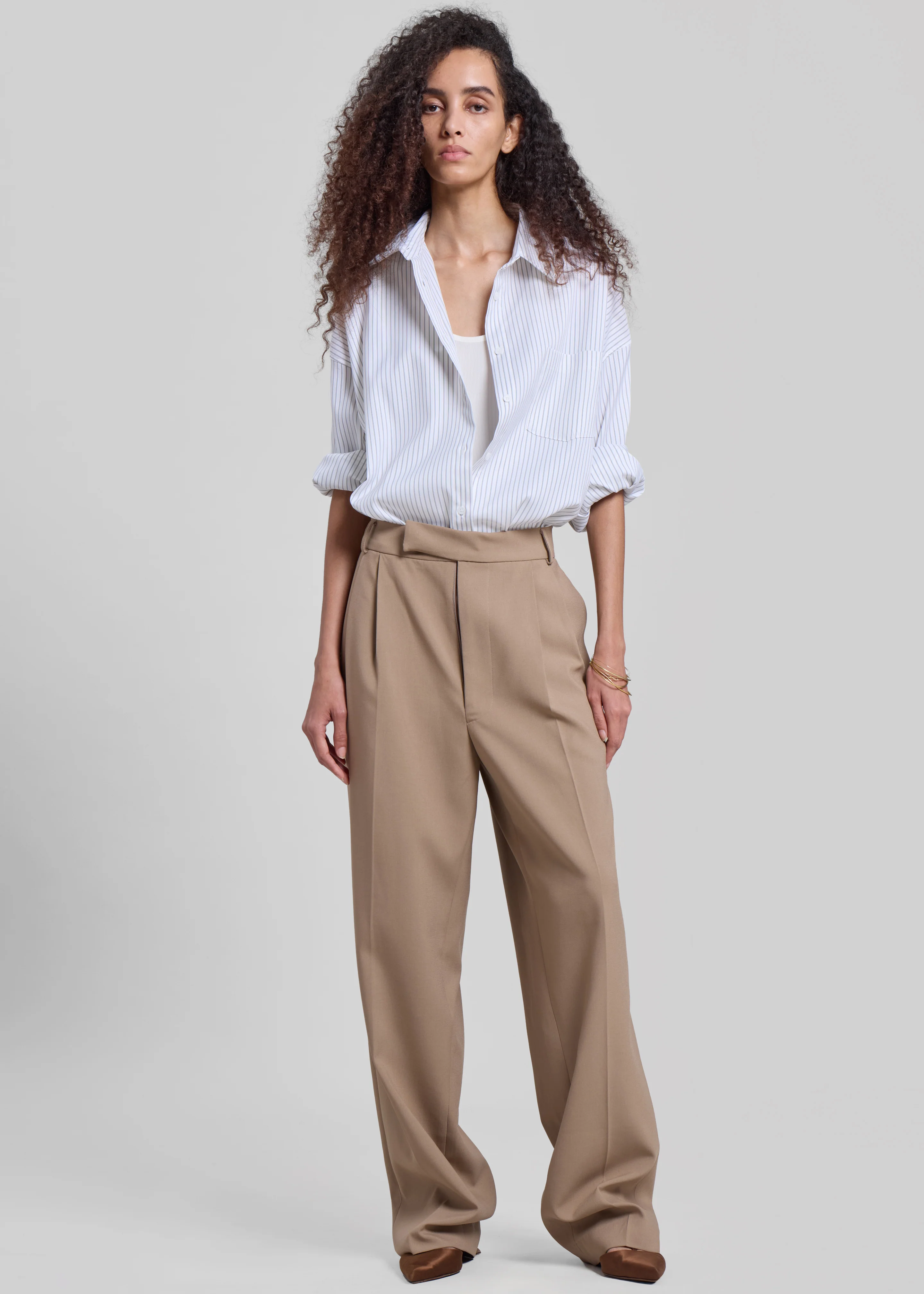 Bea Suit Pants - Latte - Image 11