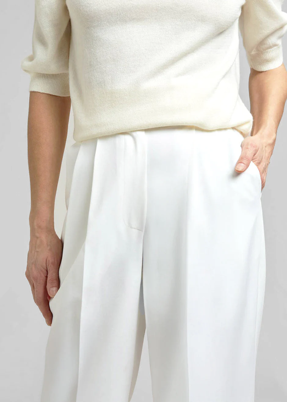 Bea Suit Pants - White - Image 3