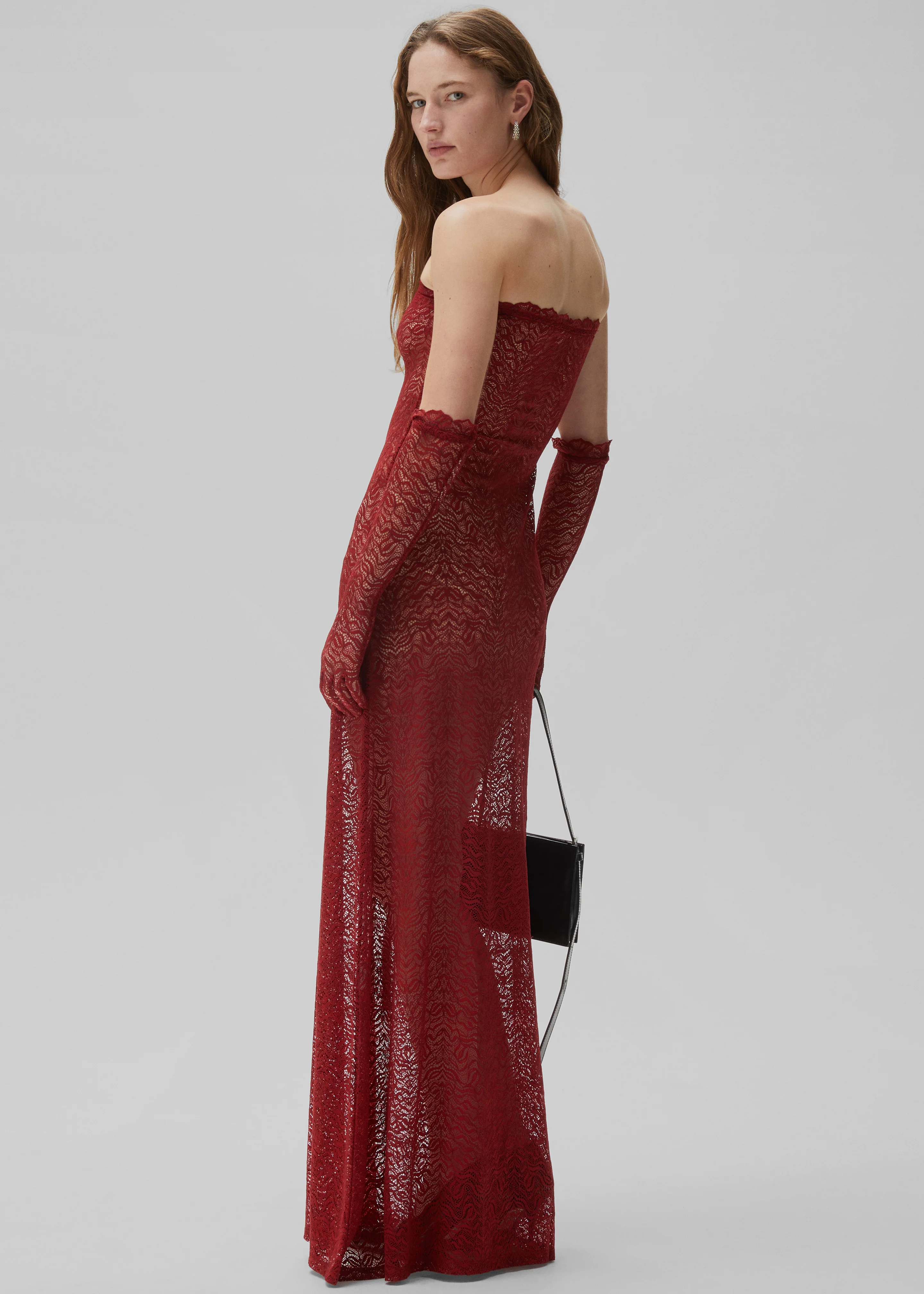 Beaufille Anise Dress - Burgundy - Image 2