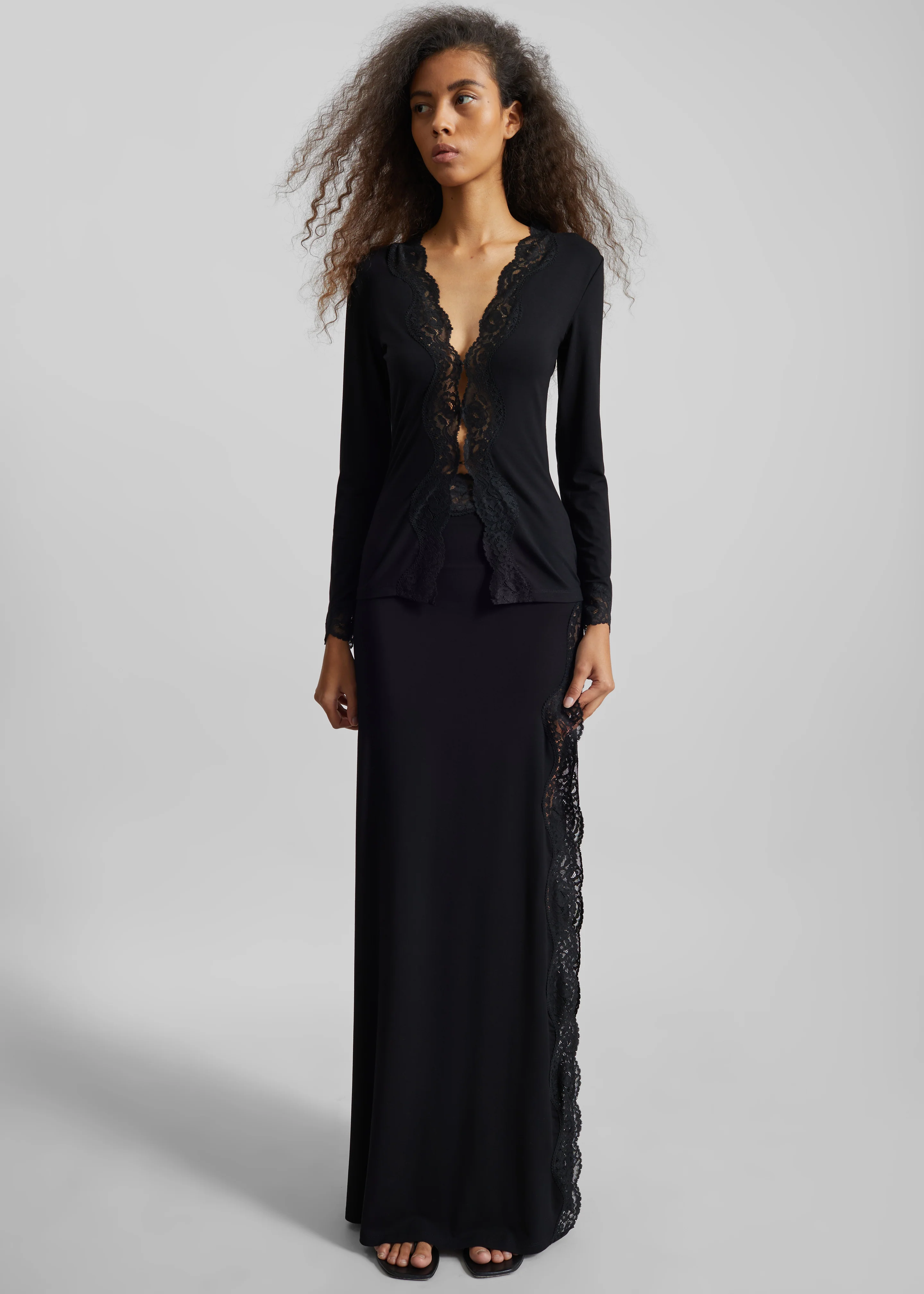 Beaufille Anise Trim Skirt - Black - Image 2