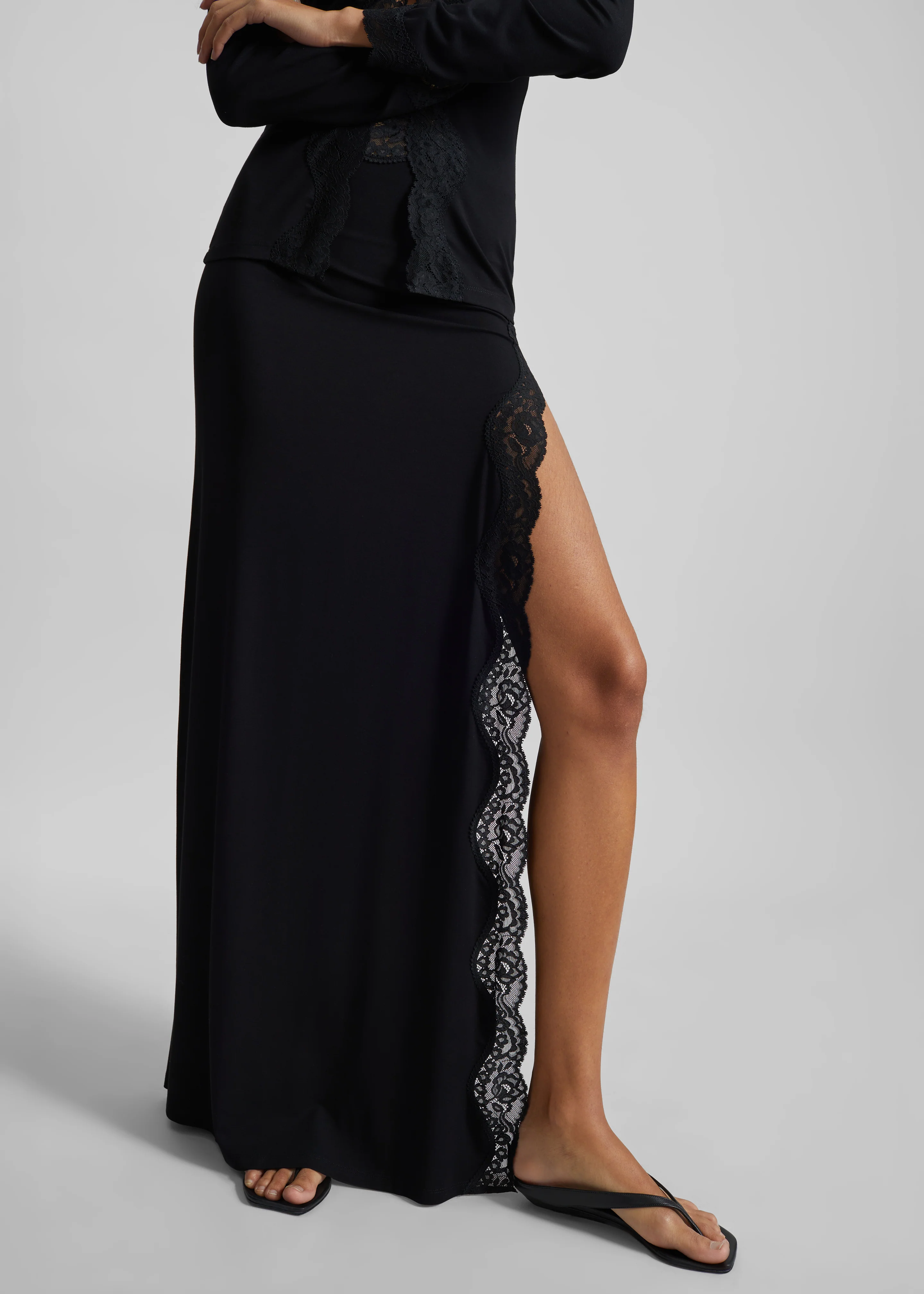 Beaufille Anise Trim Skirt - Black - Image 4