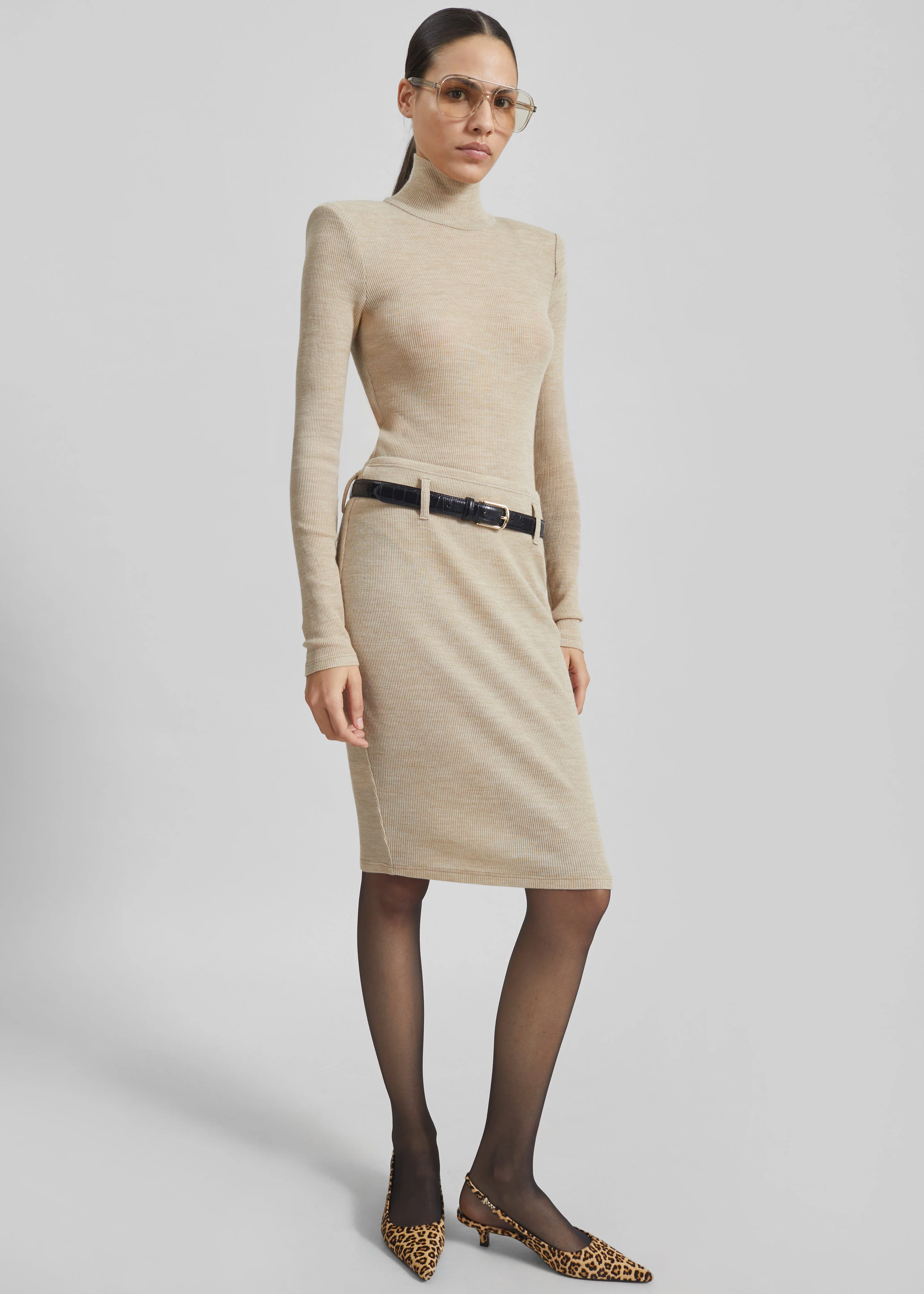 Beaufille Sinatra Knit Skirt - Beige - Image 4