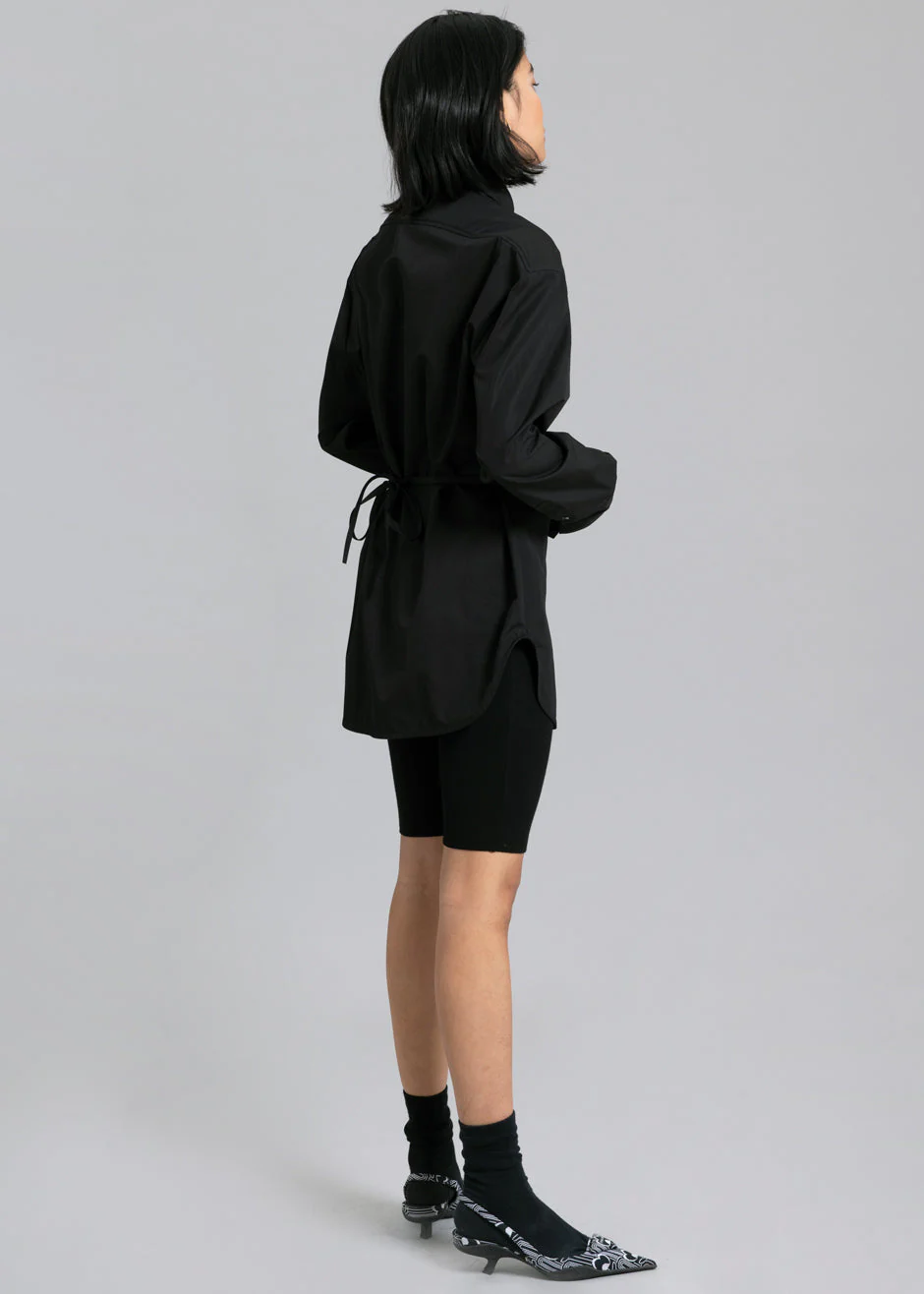 Bec Padded Shirt - Black - Image 7
