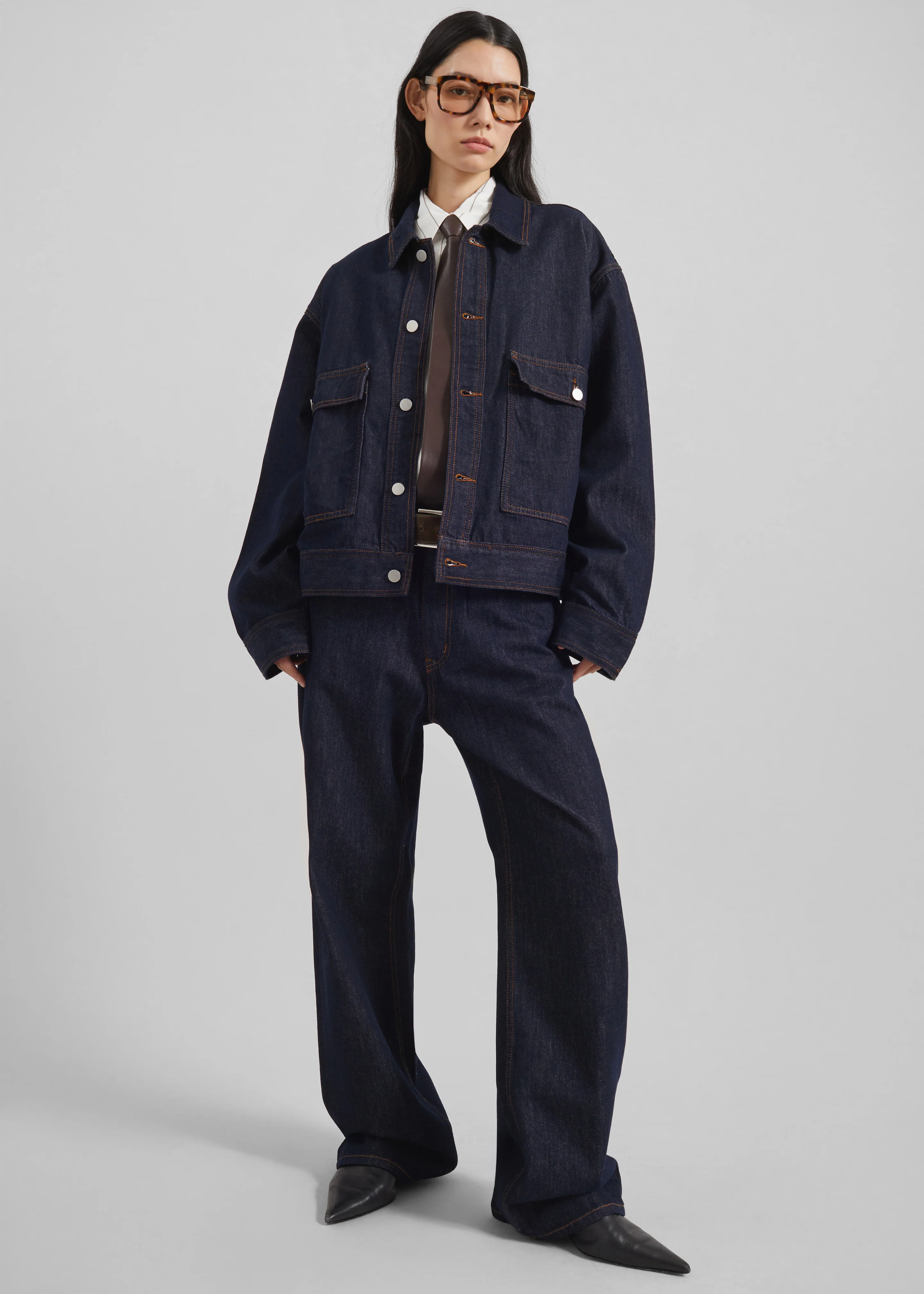 Belden Straight Leg Jeans - Dark Wash - Image 8